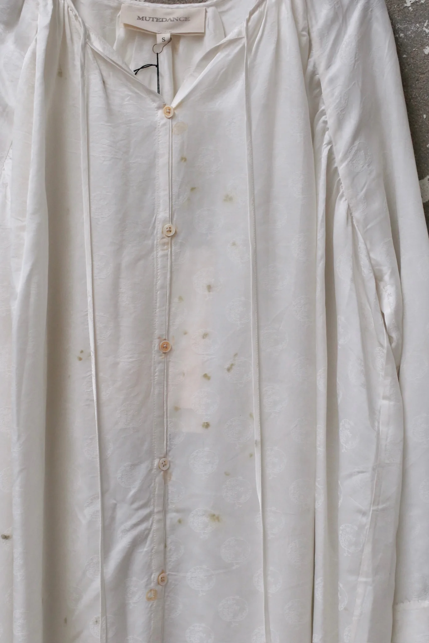 Mutedance 25 Spring/Summer Silk Printed Top Series MD-MD25SS50-HOARY MD25SS48 - Image 2