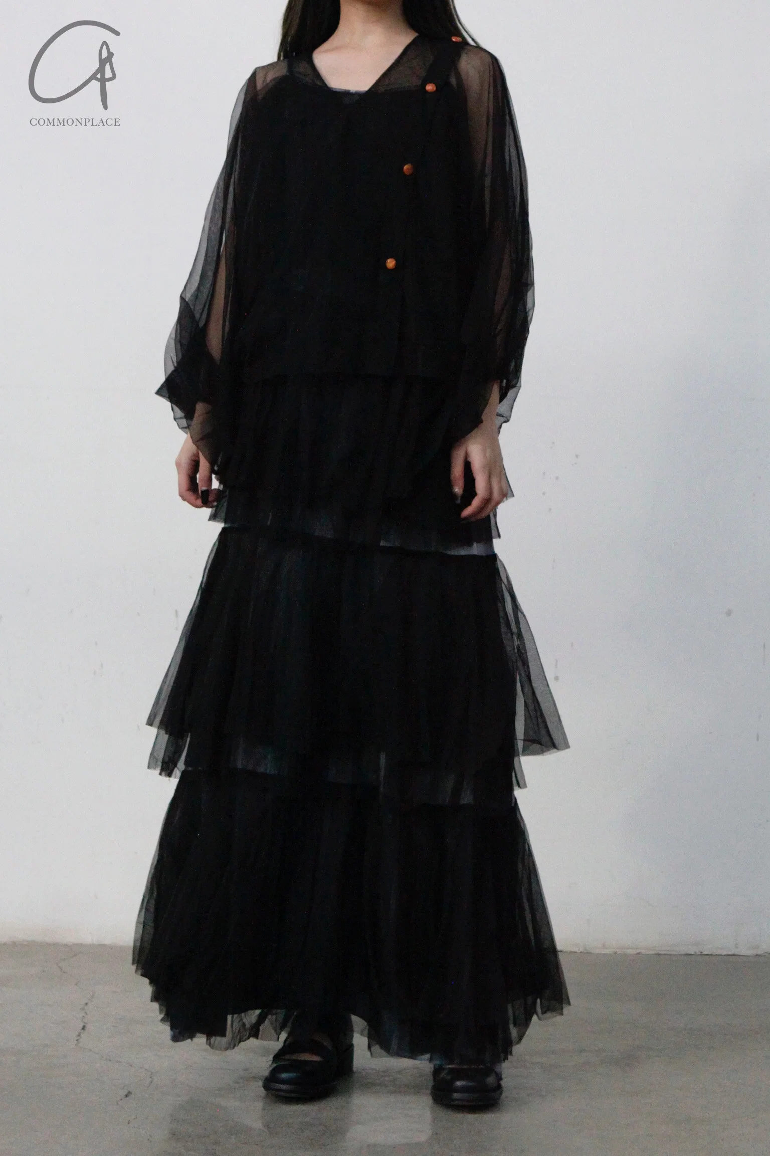 MUTEDANCE black mesh top MD22FW04 PM50 - Image 2