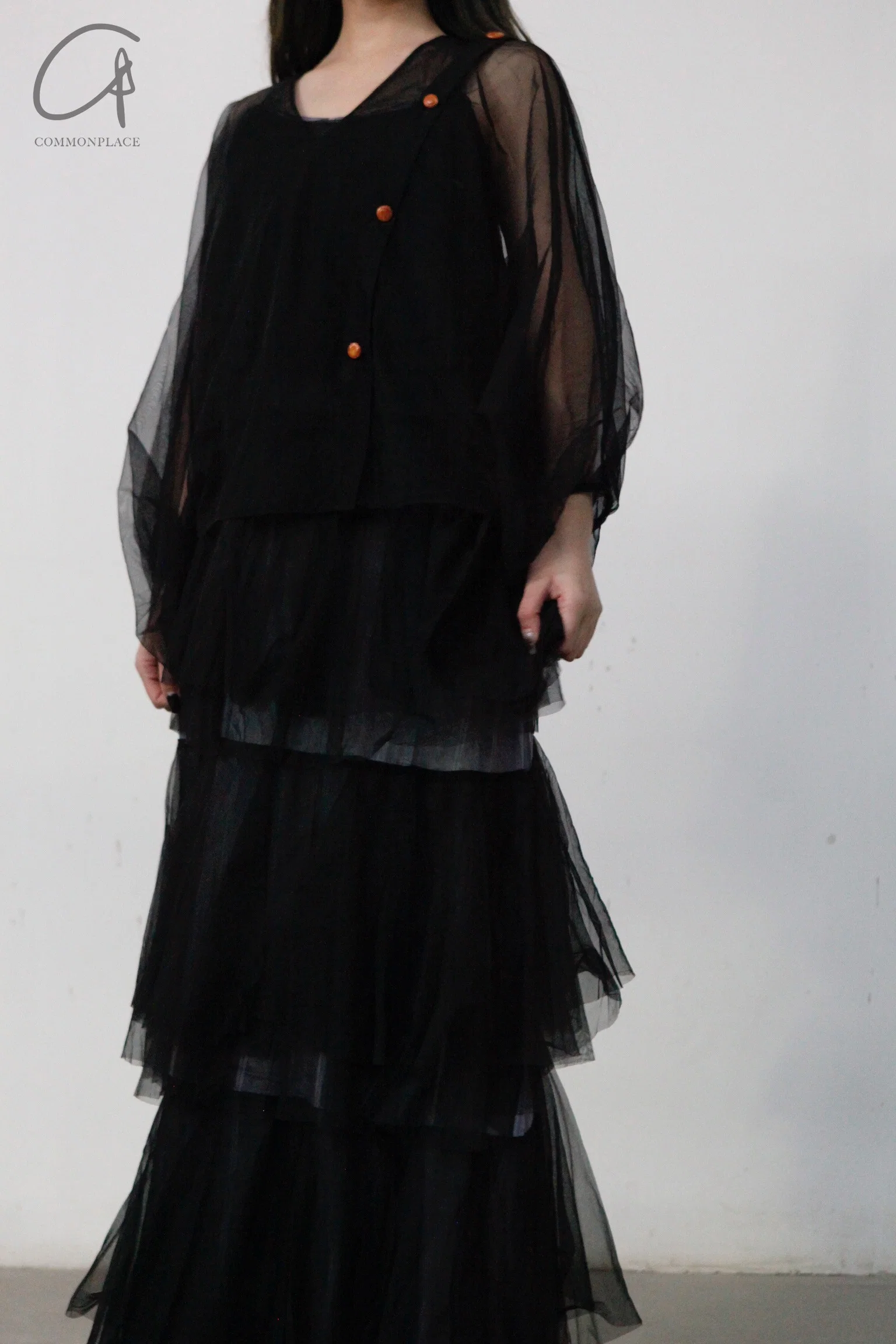MUTEDANCE black mesh top MD22FW04 PM50 - Image 3