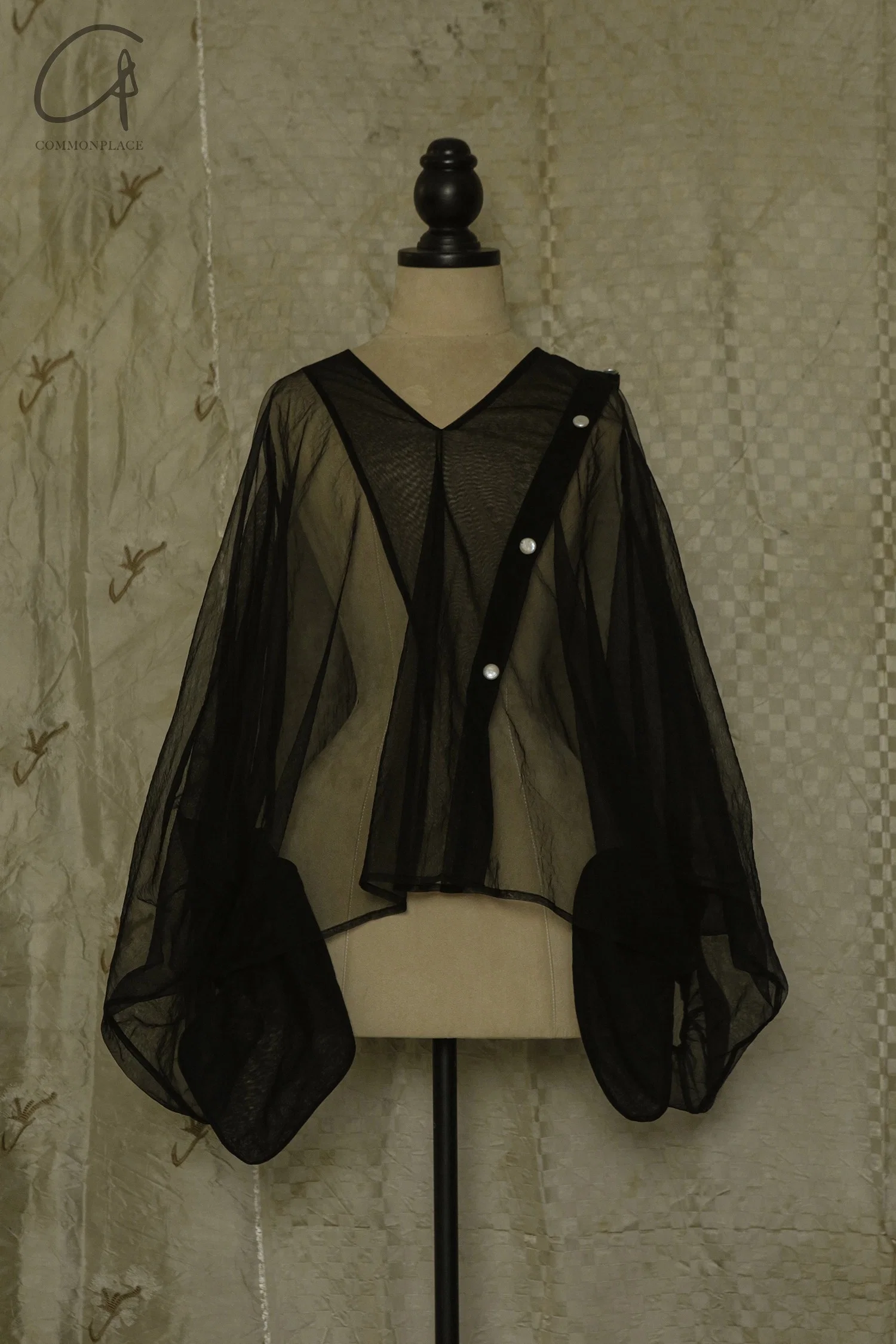 MUTEDANCE black mesh top MD22FW04 PM50 - Image 9