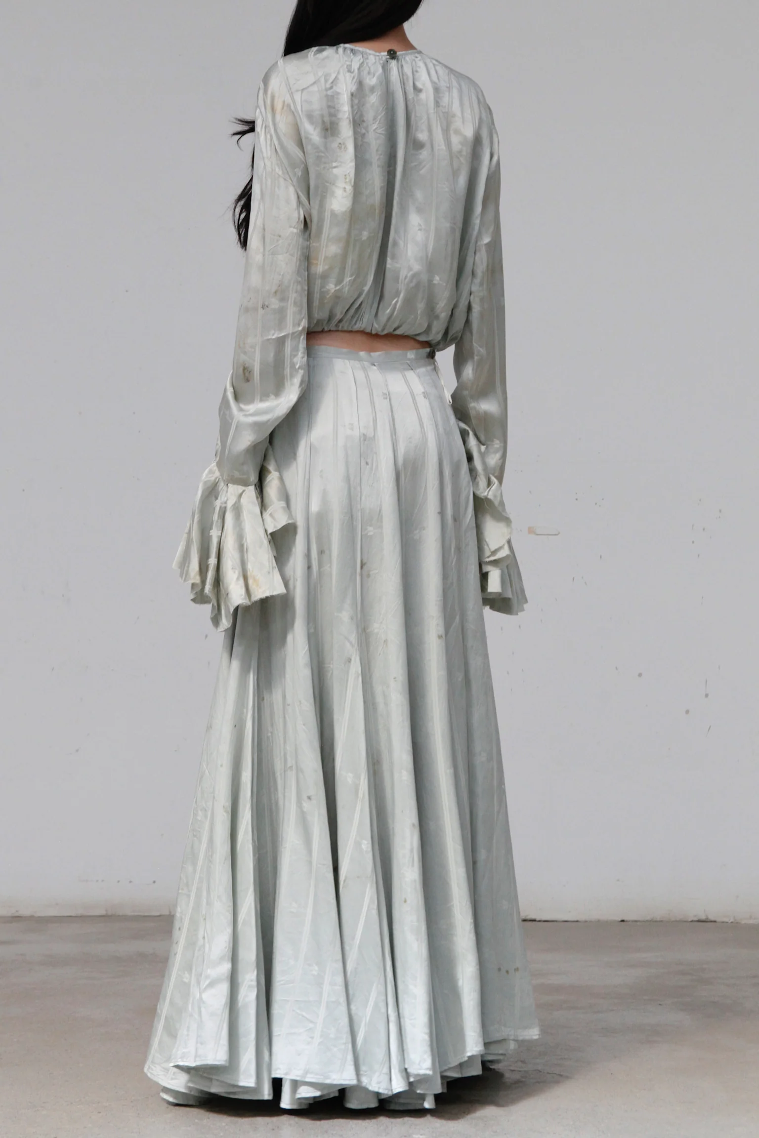 MUTEDANCE Blue Flower Dye Skirt MD23FW17 PM84 - Image 3