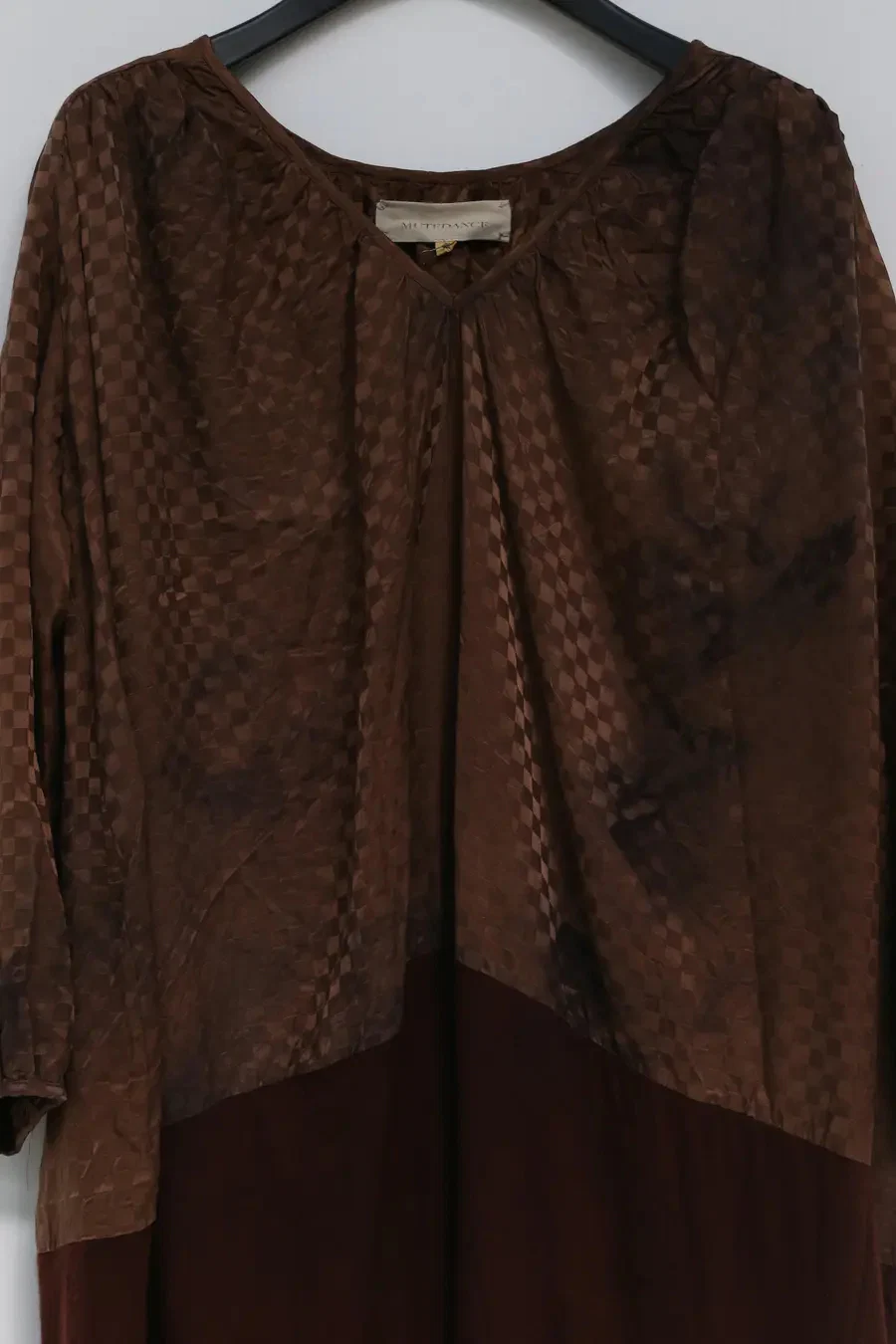 MUTEDANCE cashmere and silk stitching dress MD21FW35 - Image 12