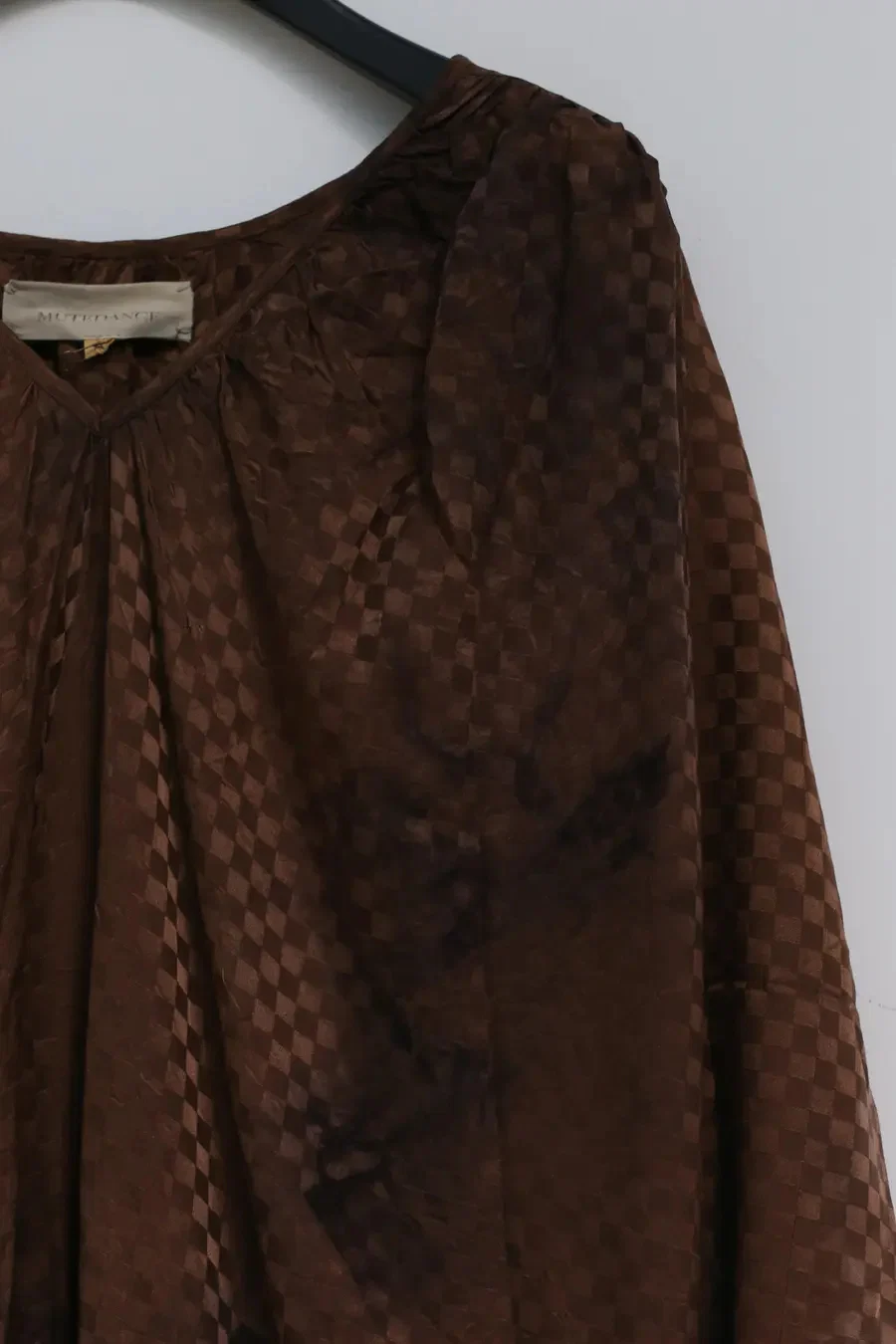 MUTEDANCE cashmere and silk stitching dress MD21FW35 - Image 13