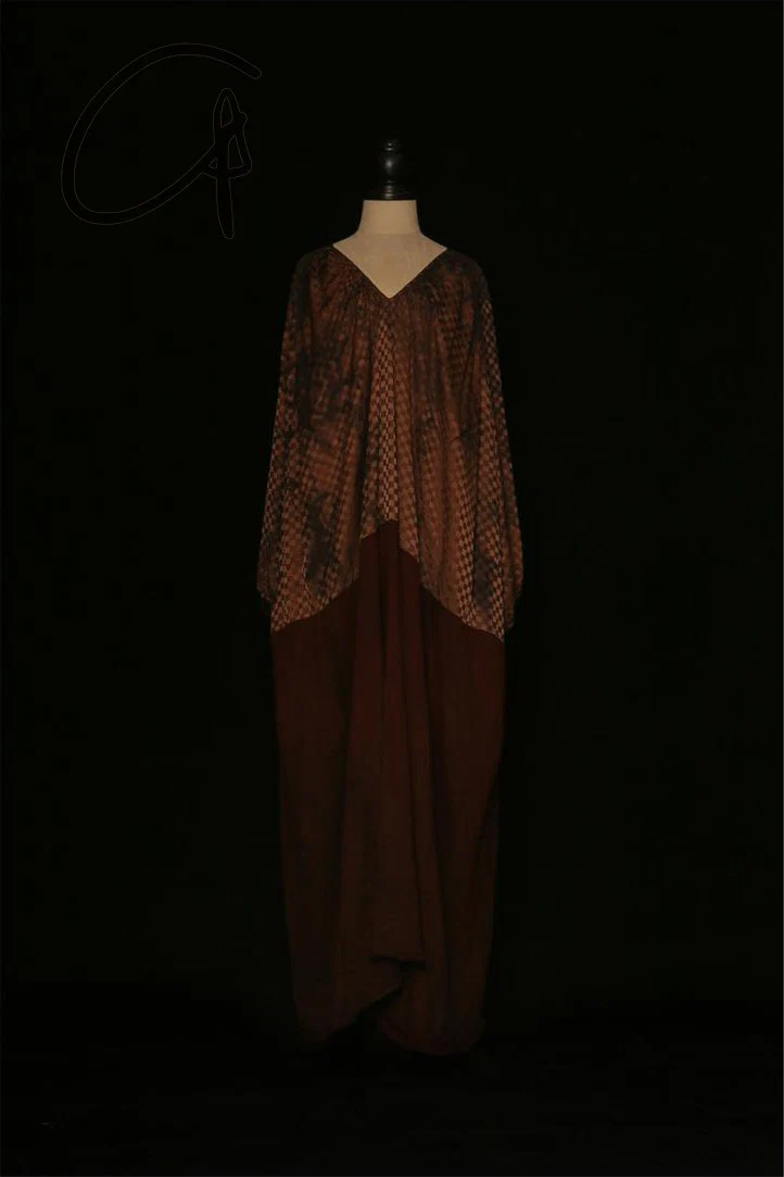 MUTEDANCE cashmere and silk stitching dress MD21FW35 - Image 17