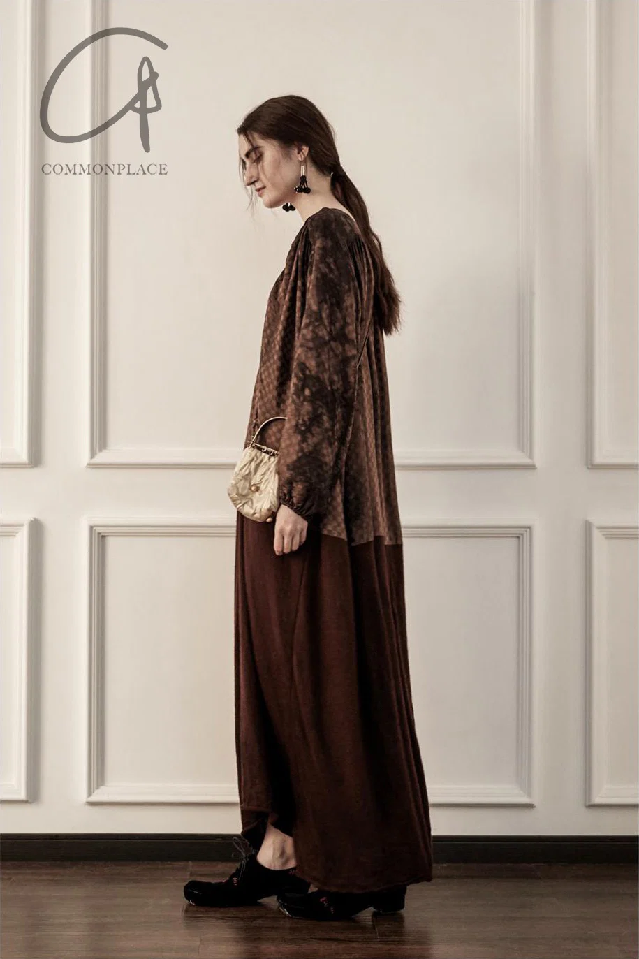 MUTEDANCE cashmere and silk stitching dress MD21FW35 - Image 8