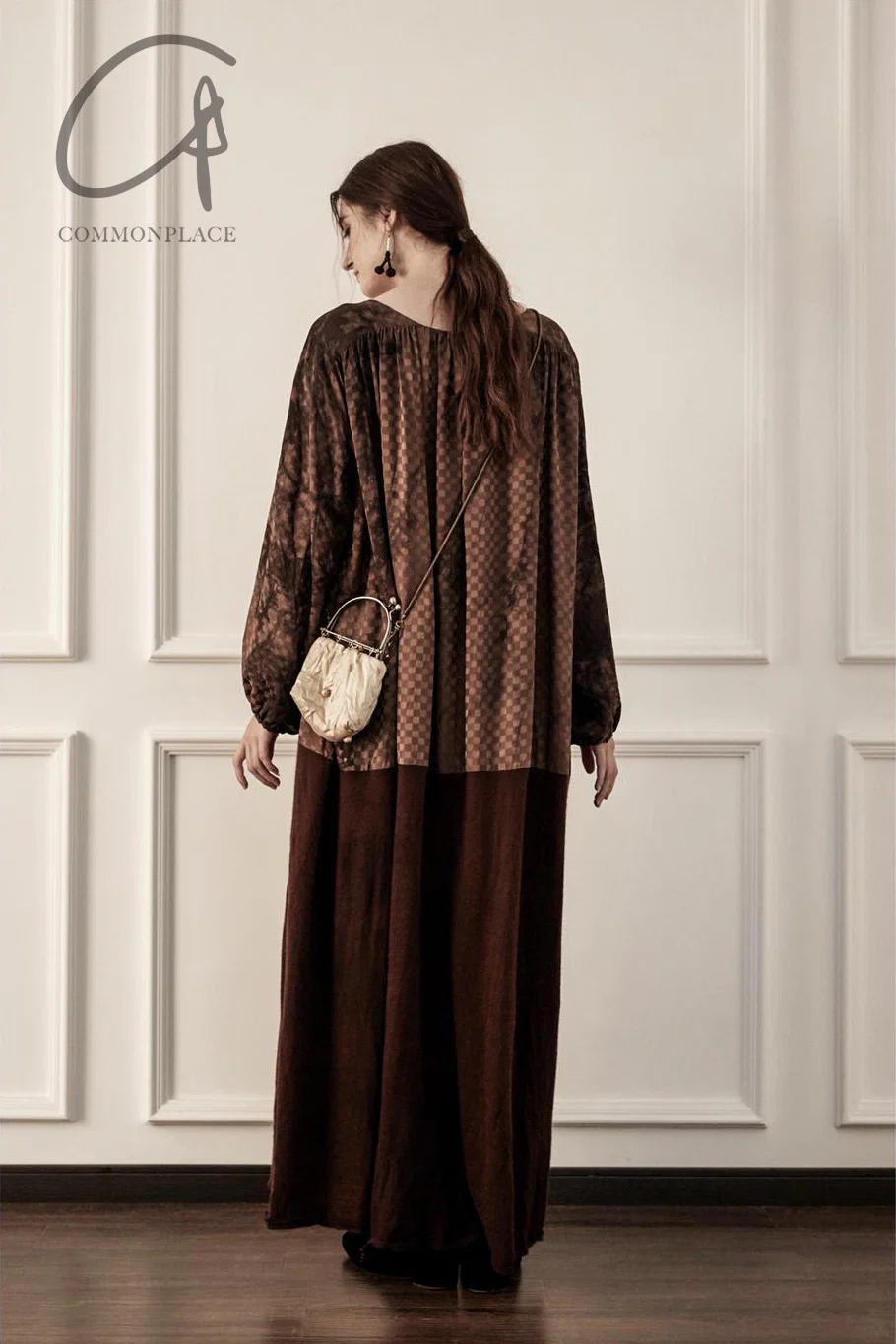 MUTEDANCE cashmere and silk stitching dress MD21FW35 - Image 9