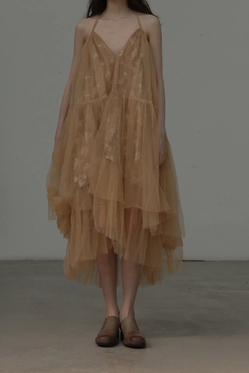 MUTEDANCE Double gauze-lined tethered slip dress MD20SS-KAL10 PM001 - Image 4