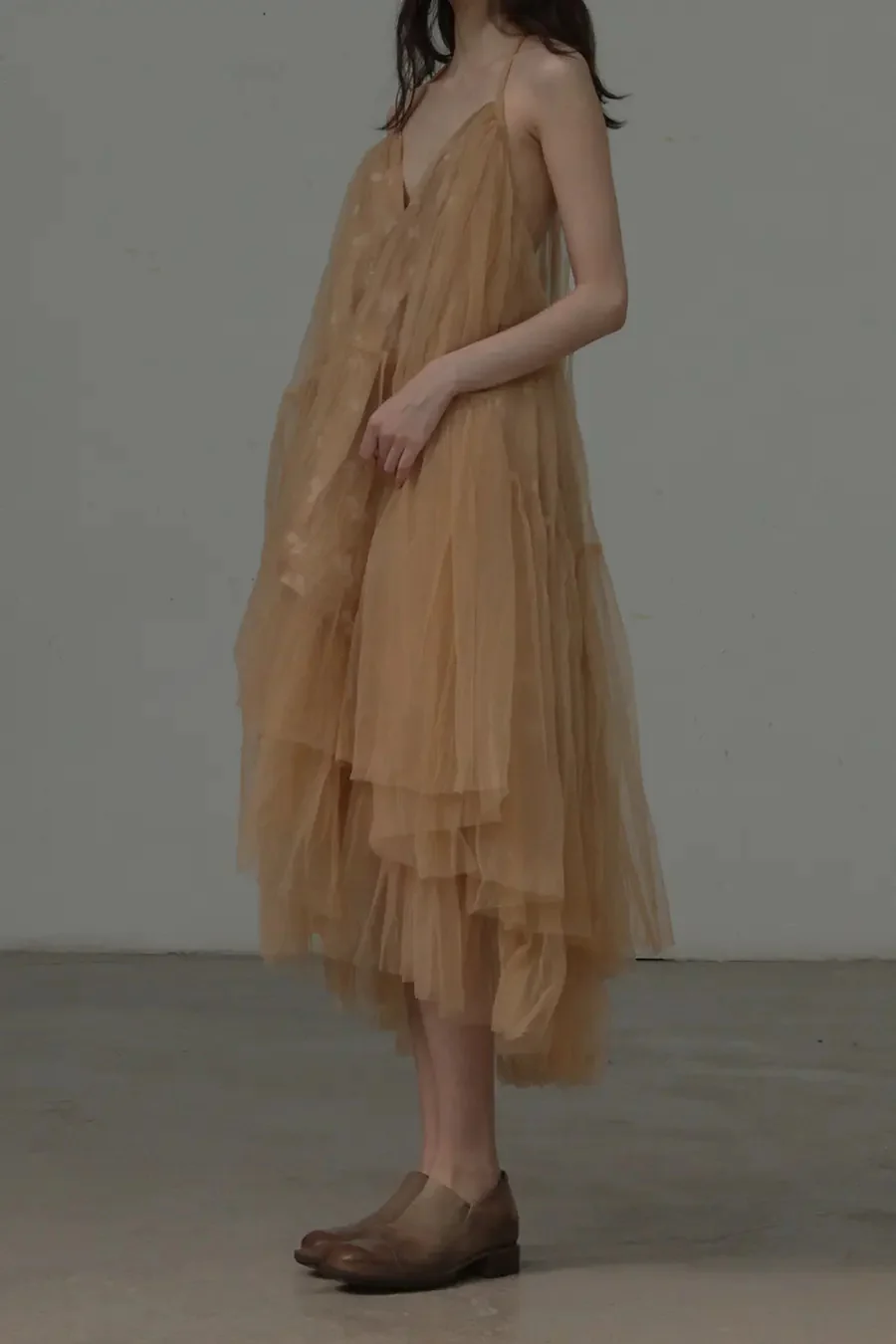 MUTEDANCE Double gauze-lined tethered slip dress MD20SS-KAL10 PM001 - Image 5