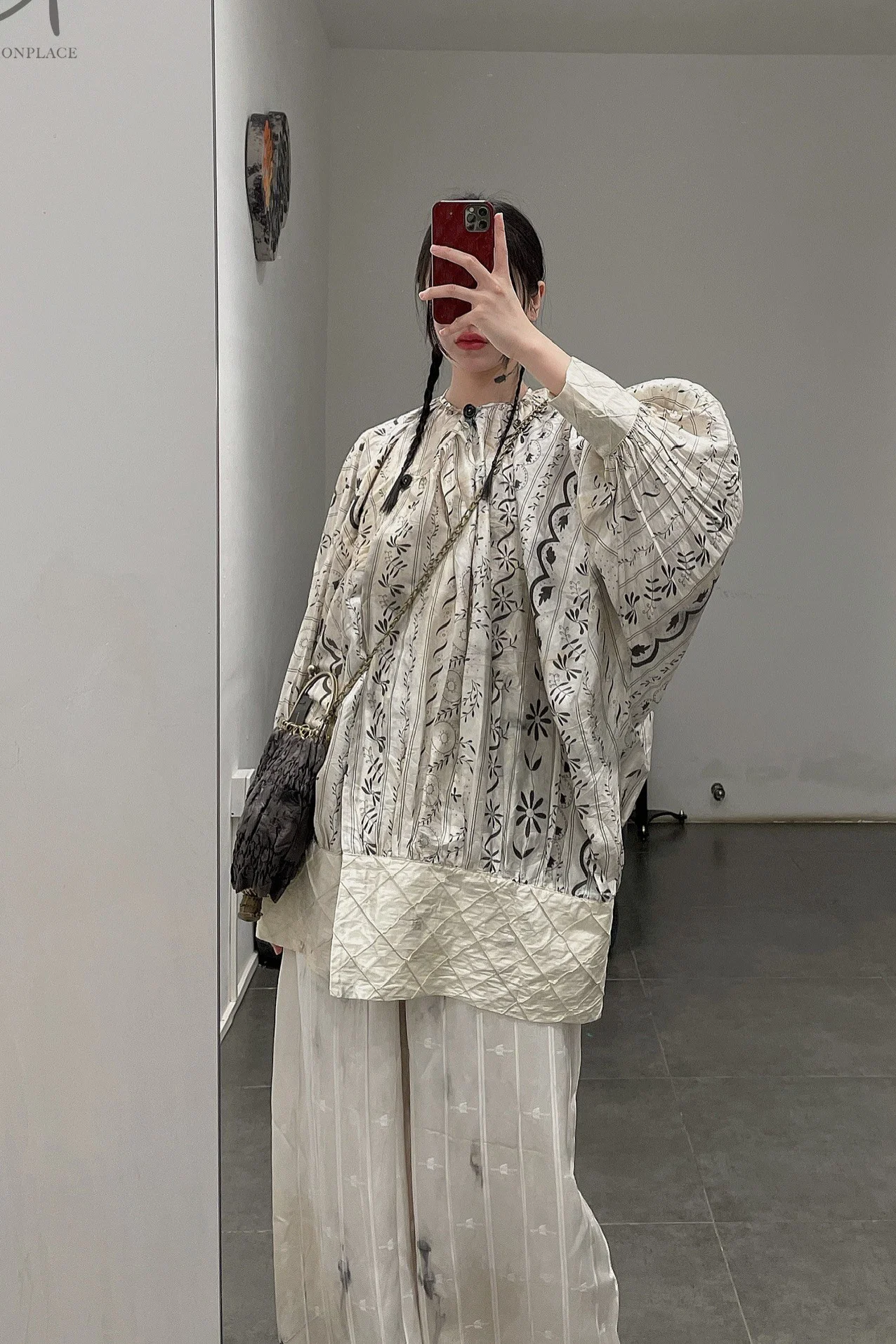 MUTEDANCE Flat Crinkled Sling Bag MD22SS96 - Image 8
