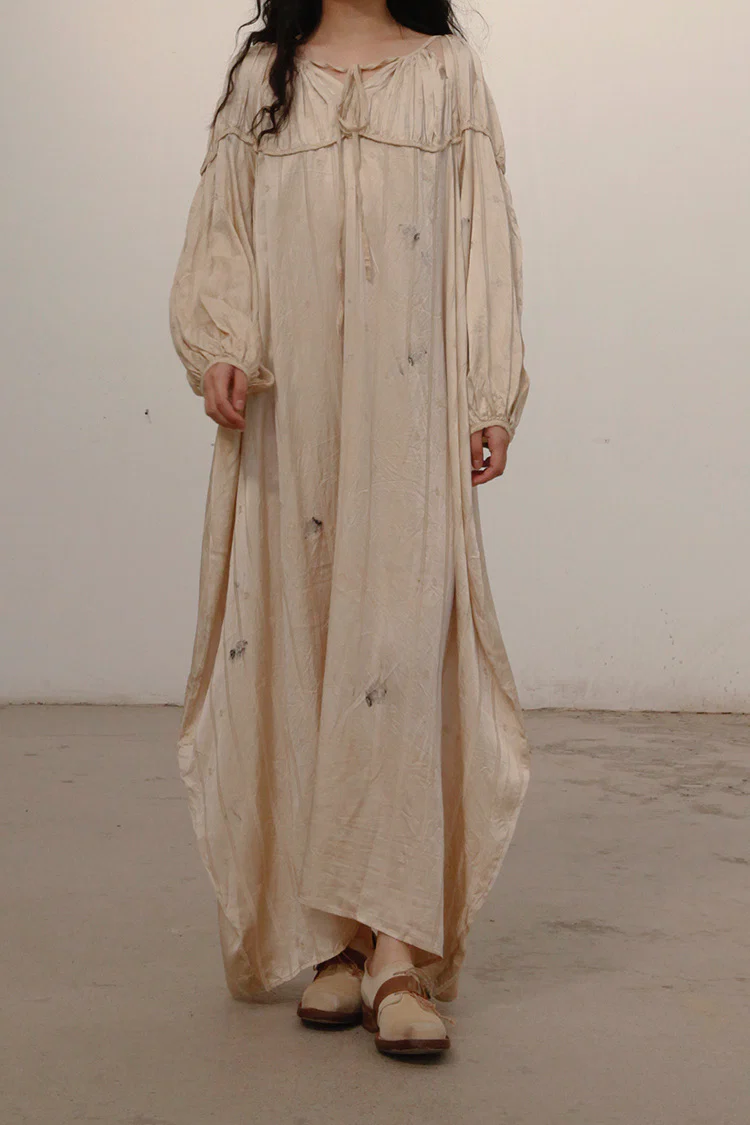 MUTEDANCE Flower Dyed Silk Dress MD21FW34 PM17