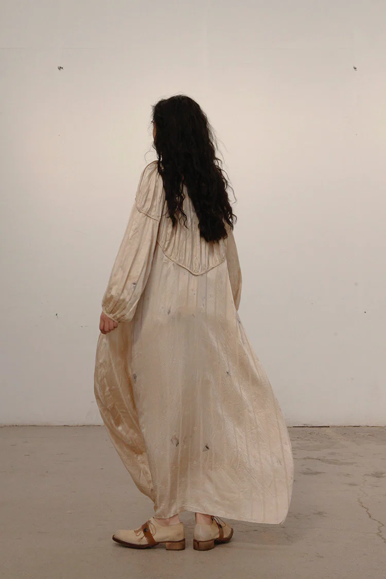 MUTEDANCE Flower Dyed Silk Dress MD21FW34 PM17 - Image 5