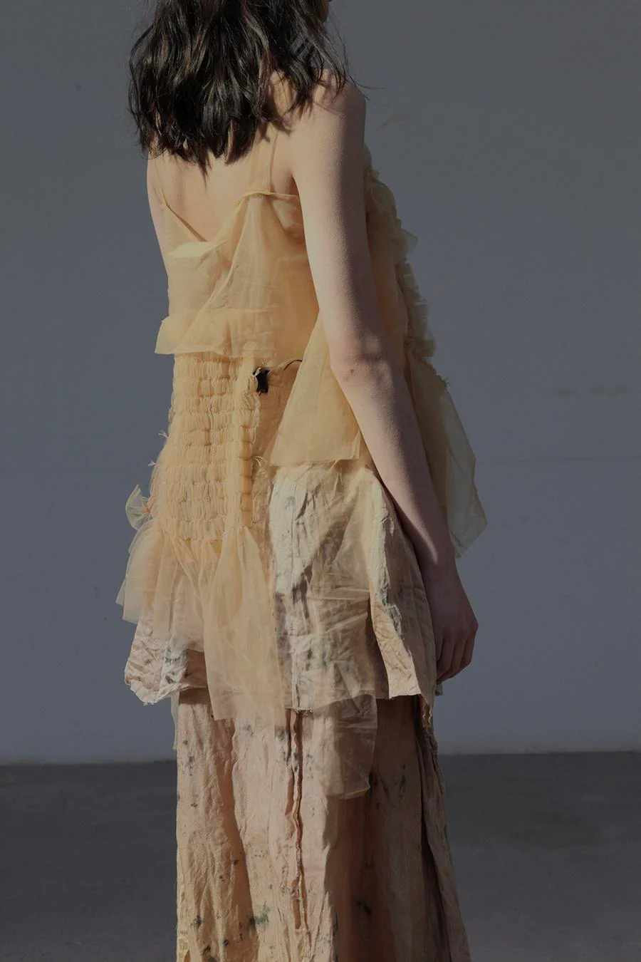 MUTEDANCE hand-dyed double silk half skirt MD20SS-KAL55 - Image 4
