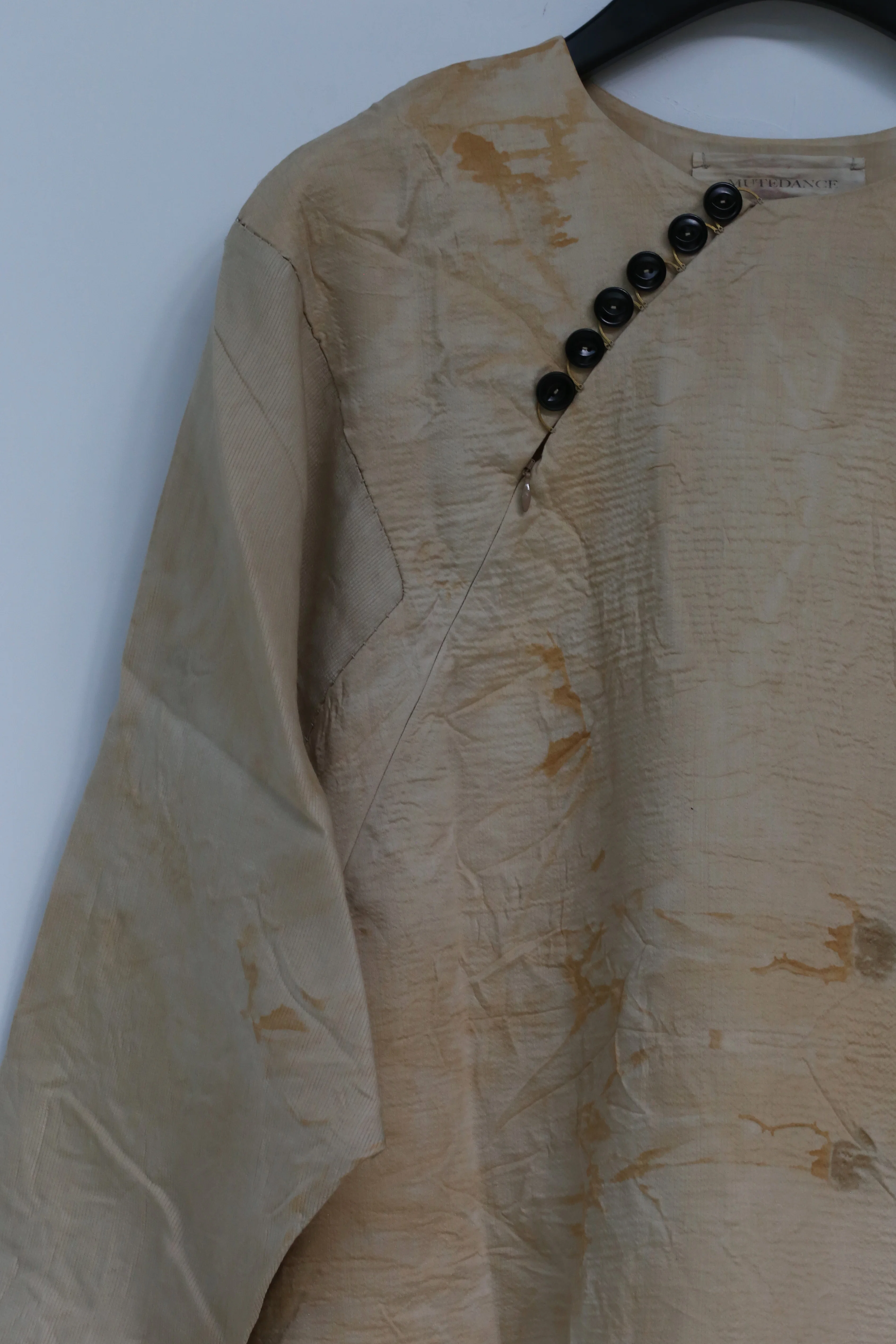 MUTEDANCE Hand-dyed silk and wool dress MD21FW07 PM19 - Image 12