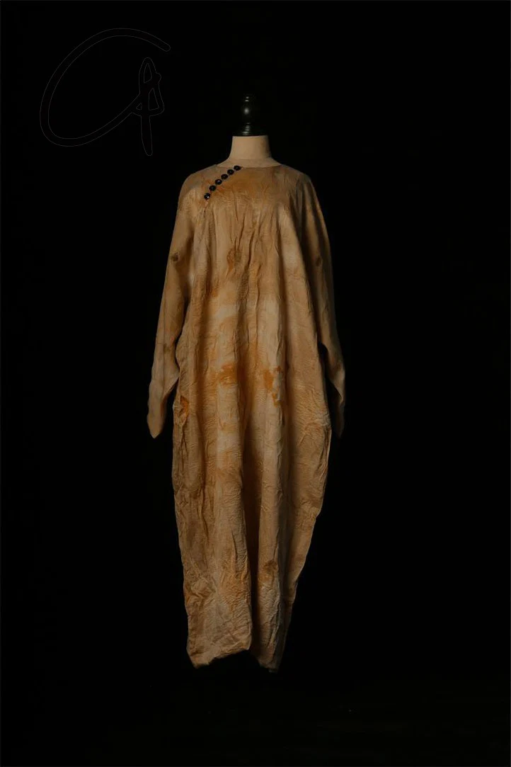 MUTEDANCE Hand-dyed silk and wool dress MD21FW07 PM19 - Image 20