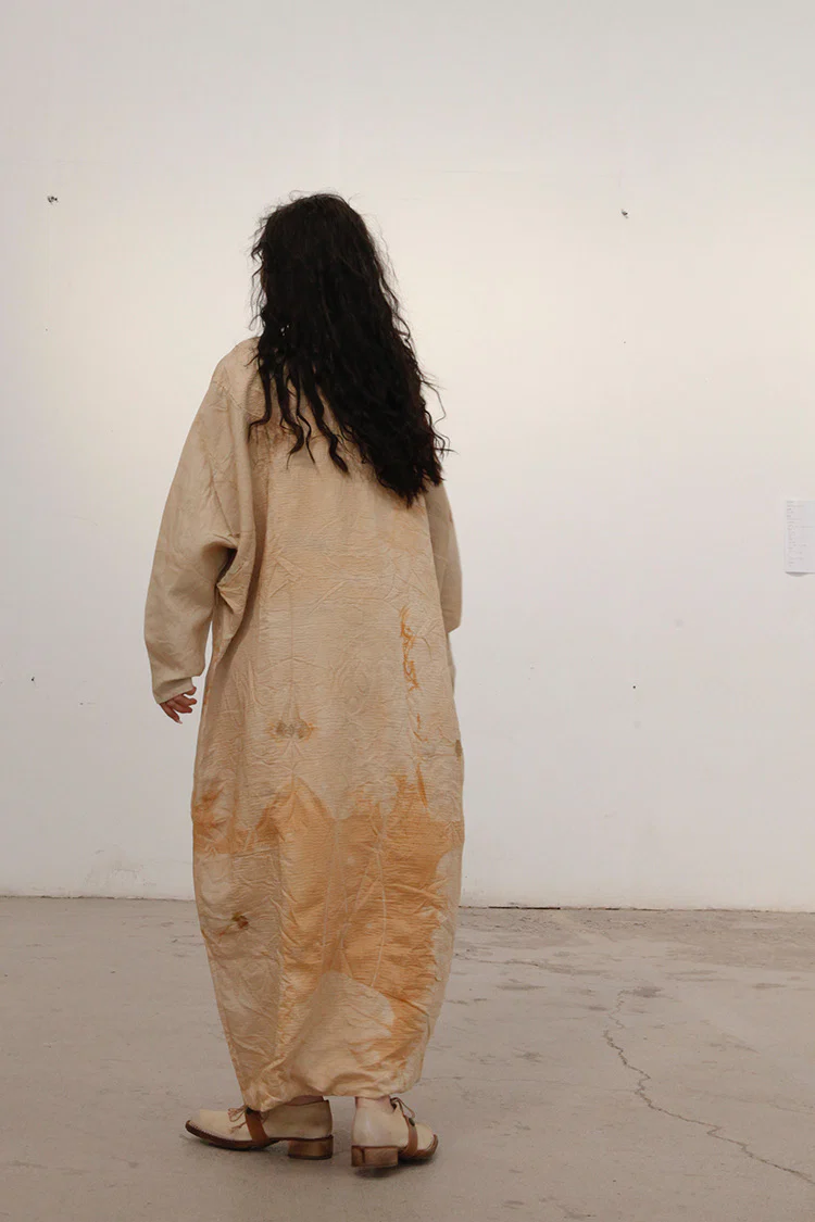 MUTEDANCE Hand-dyed silk and wool dress MD21FW07 PM19 - Image 6