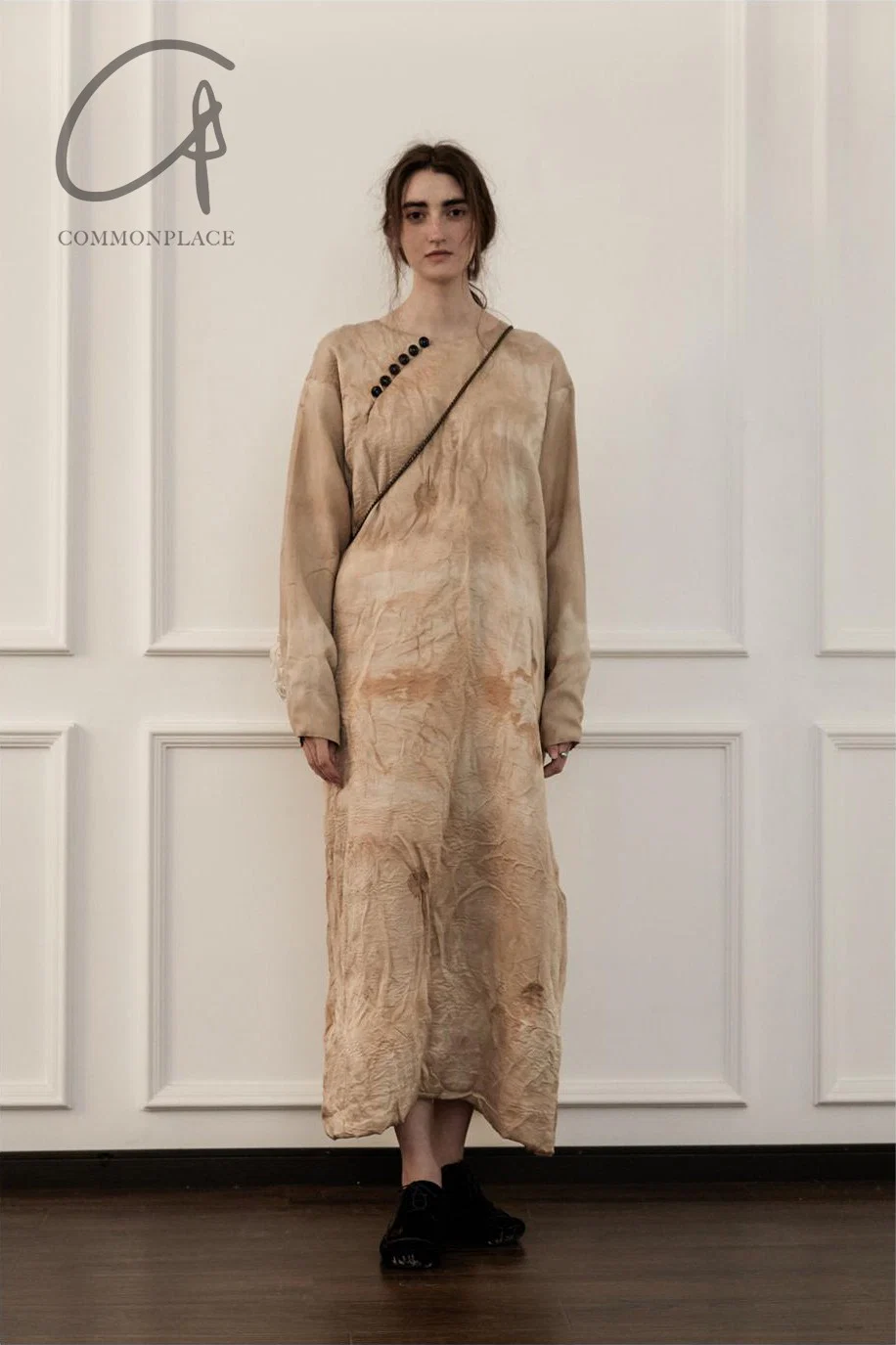 MUTEDANCE Hand-dyed silk and wool dress MD21FW07 PM19 - Image 7