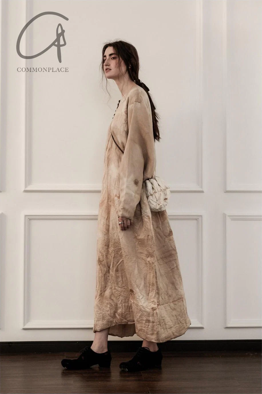 MUTEDANCE Hand-dyed silk and wool dress MD21FW07 PM19 - Image 8