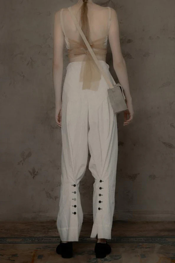 MUTEDANCE MD20SS-PRC28 high-waist drawstring trousers - Image 3