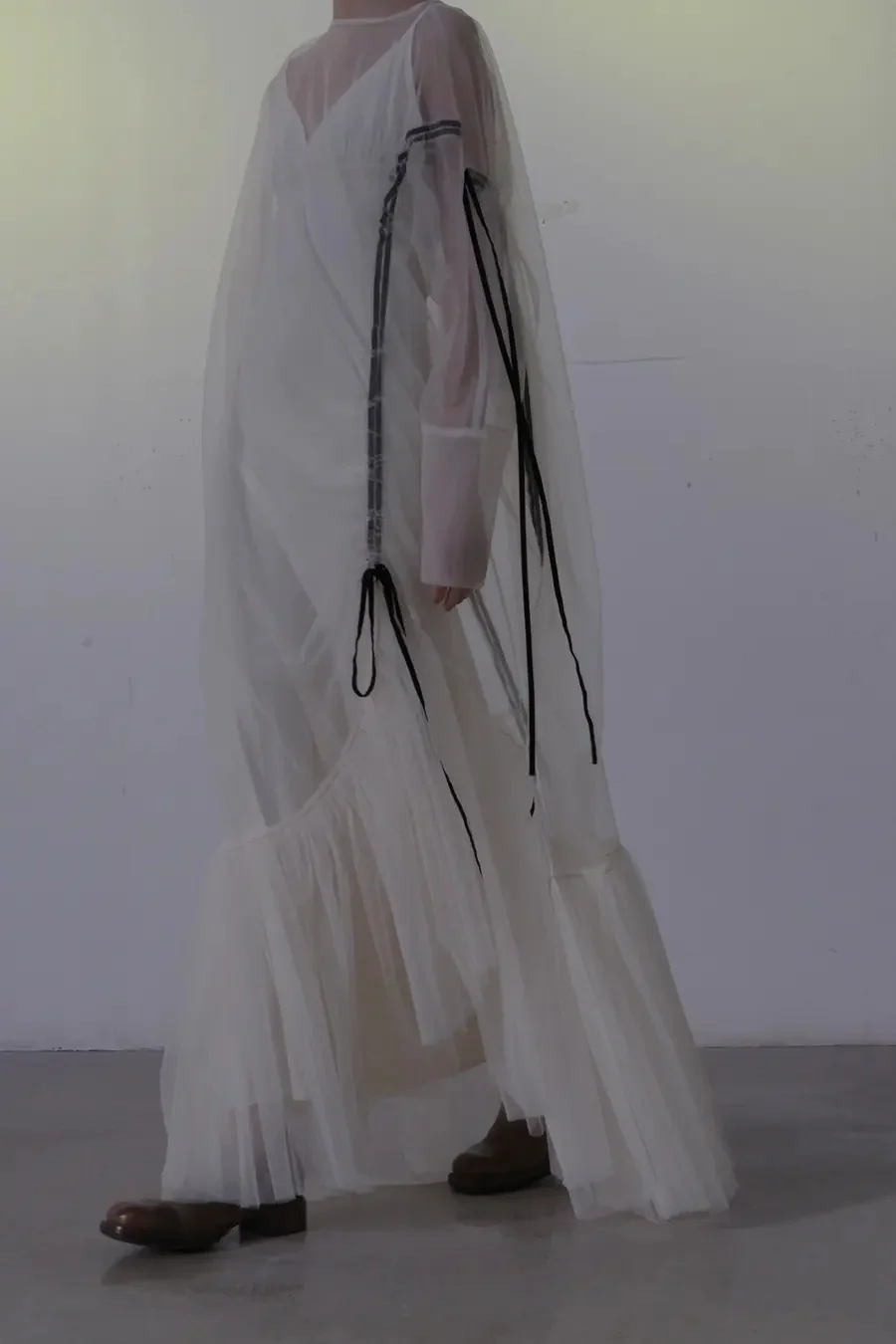 MUTEDANCE MD20SS-PRC59 Drawstring veil dress - Image 3