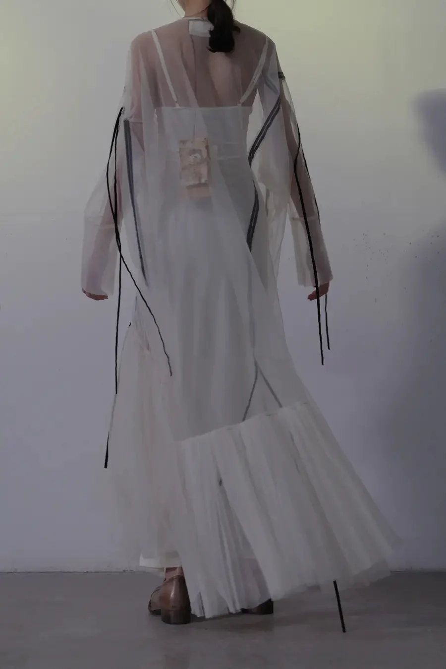 MUTEDANCE MD20SS-PRC59 Drawstring veil dress - Image 4