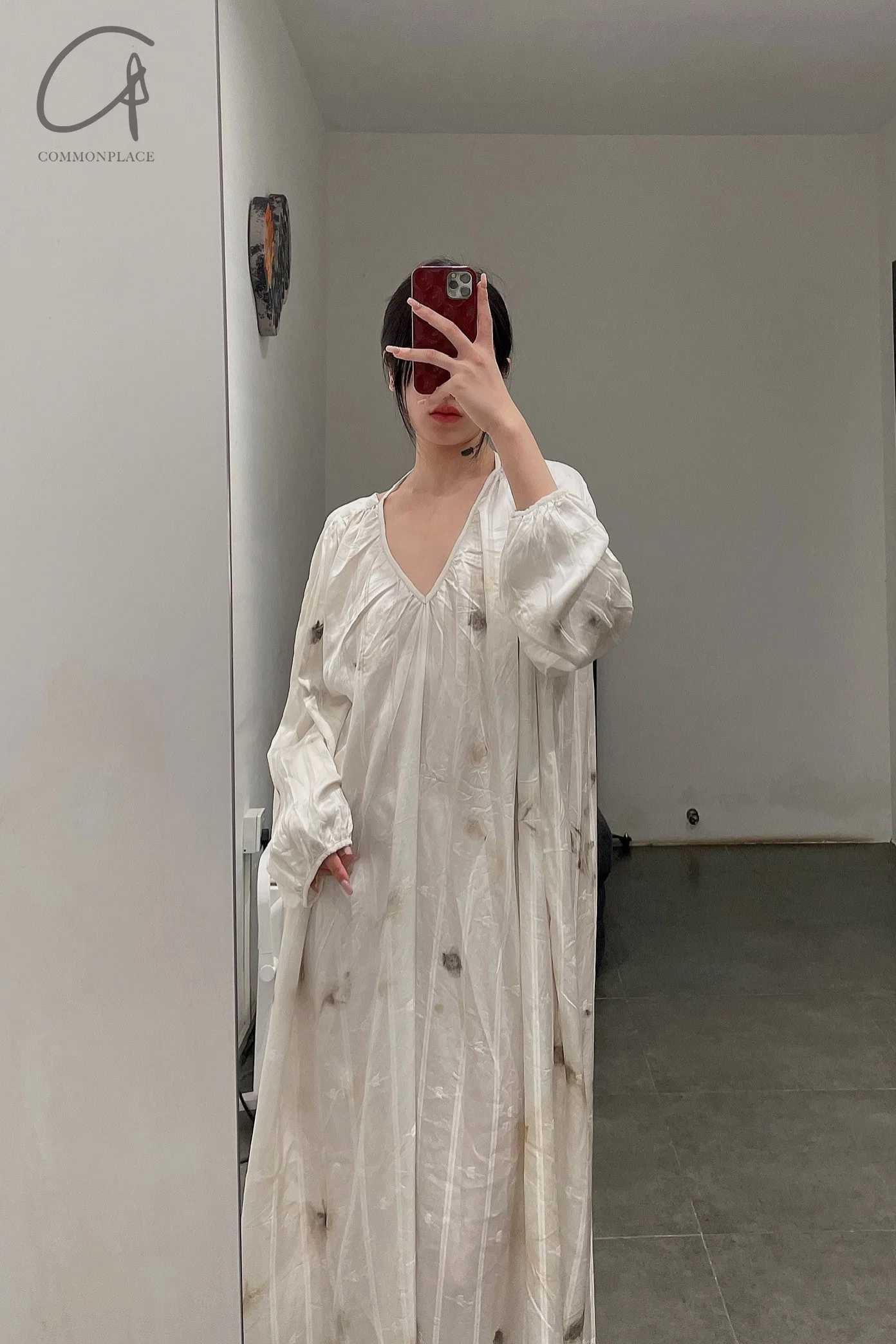 MUTEDANCE Silk Flower Dye Dress MD21FW10 PM18 - Image 12