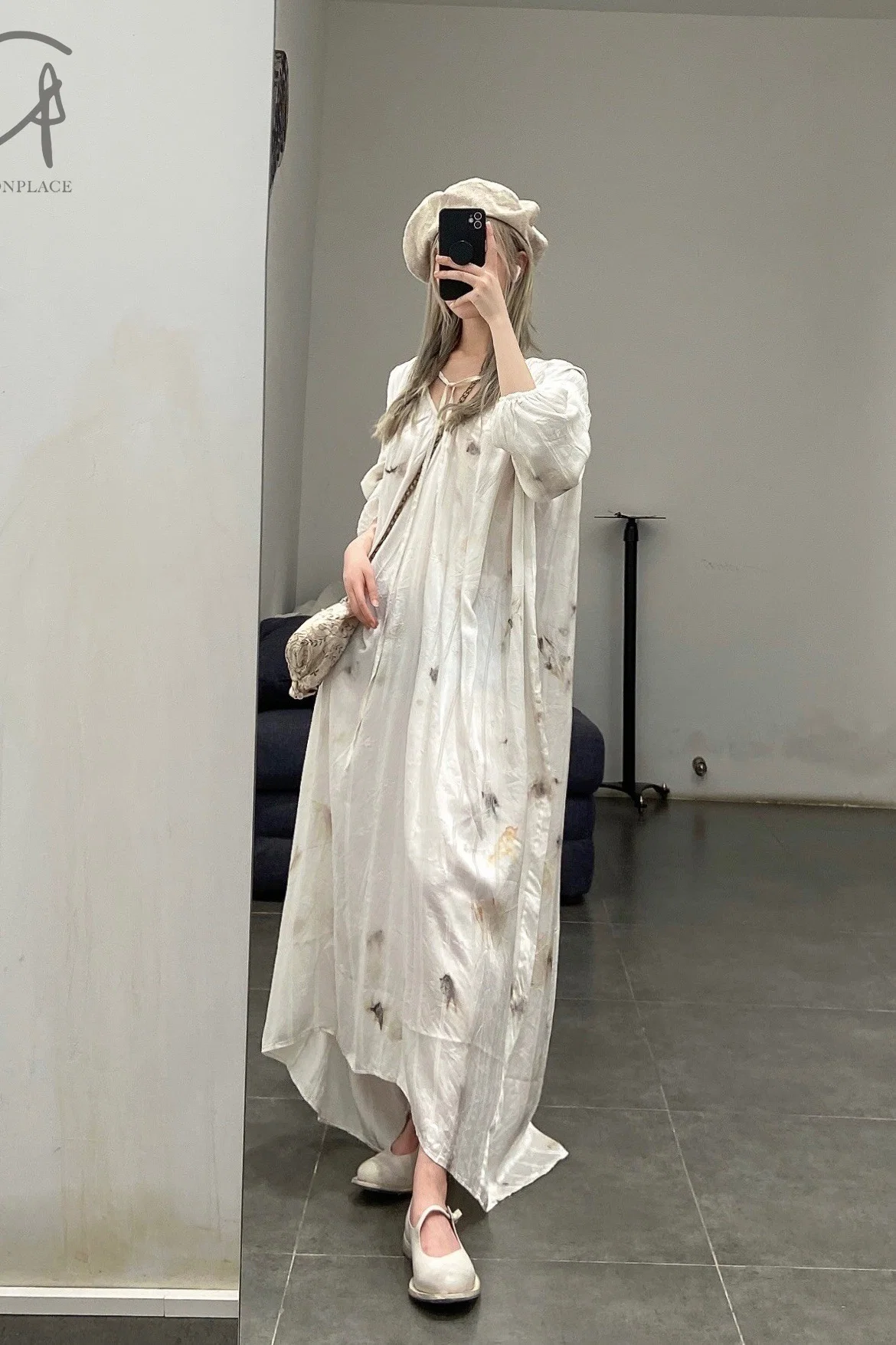 MUTEDANCE Silk Flower Dye Dress MD21FW10 PM18 - Image 8