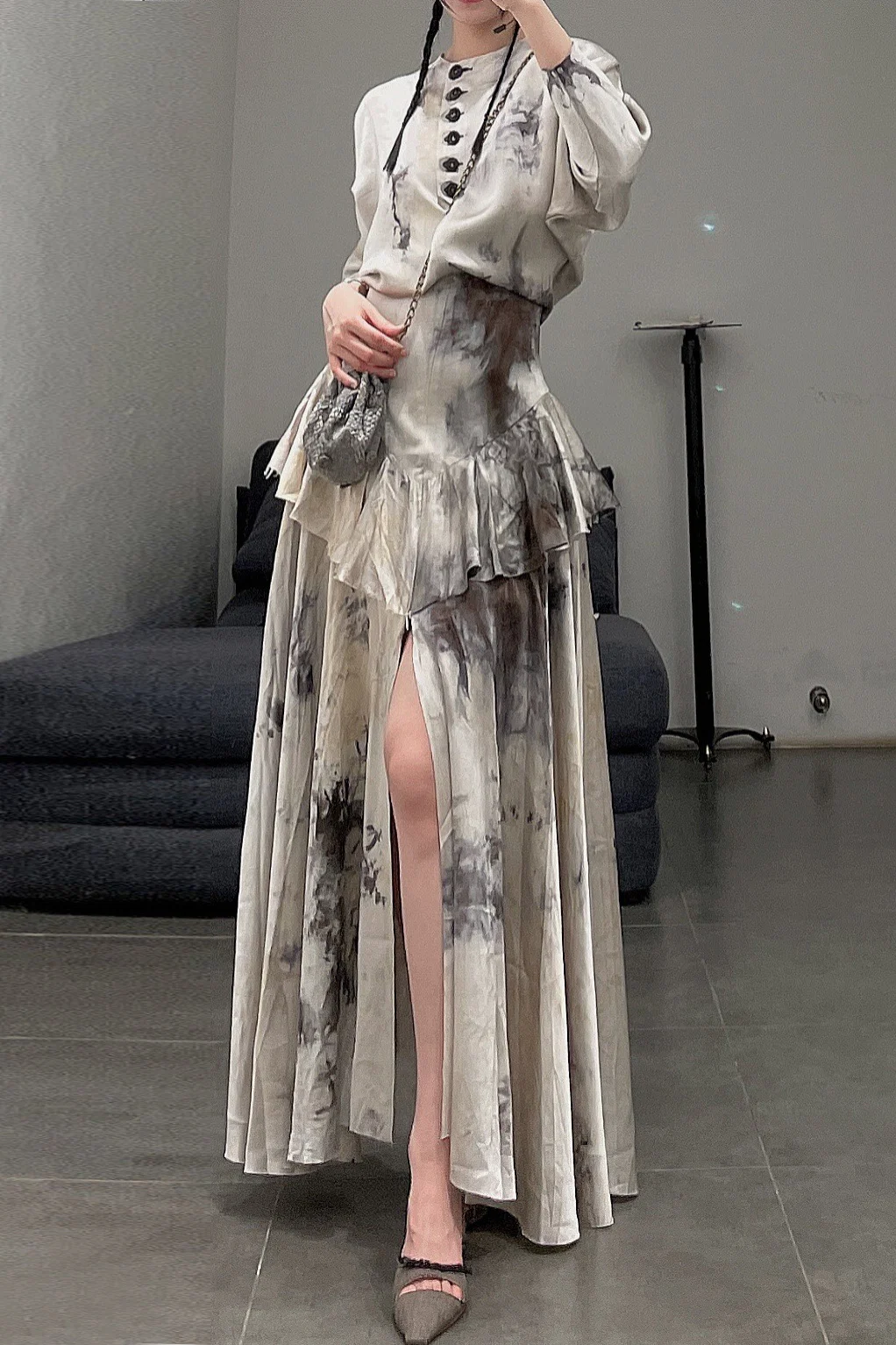 MUTEDANCE silk panel dress MD22SS03 PM42 - Image 19