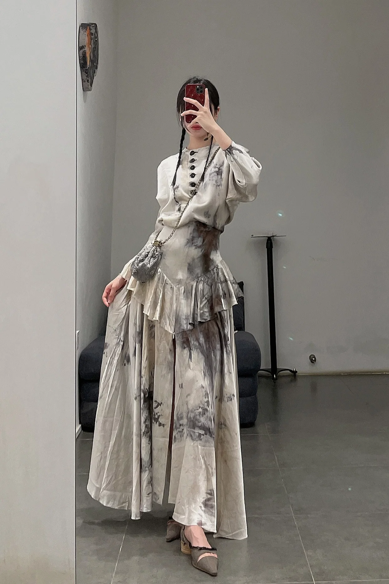 MUTEDANCE silk panel dress MD22SS03 PM42 - Image 23