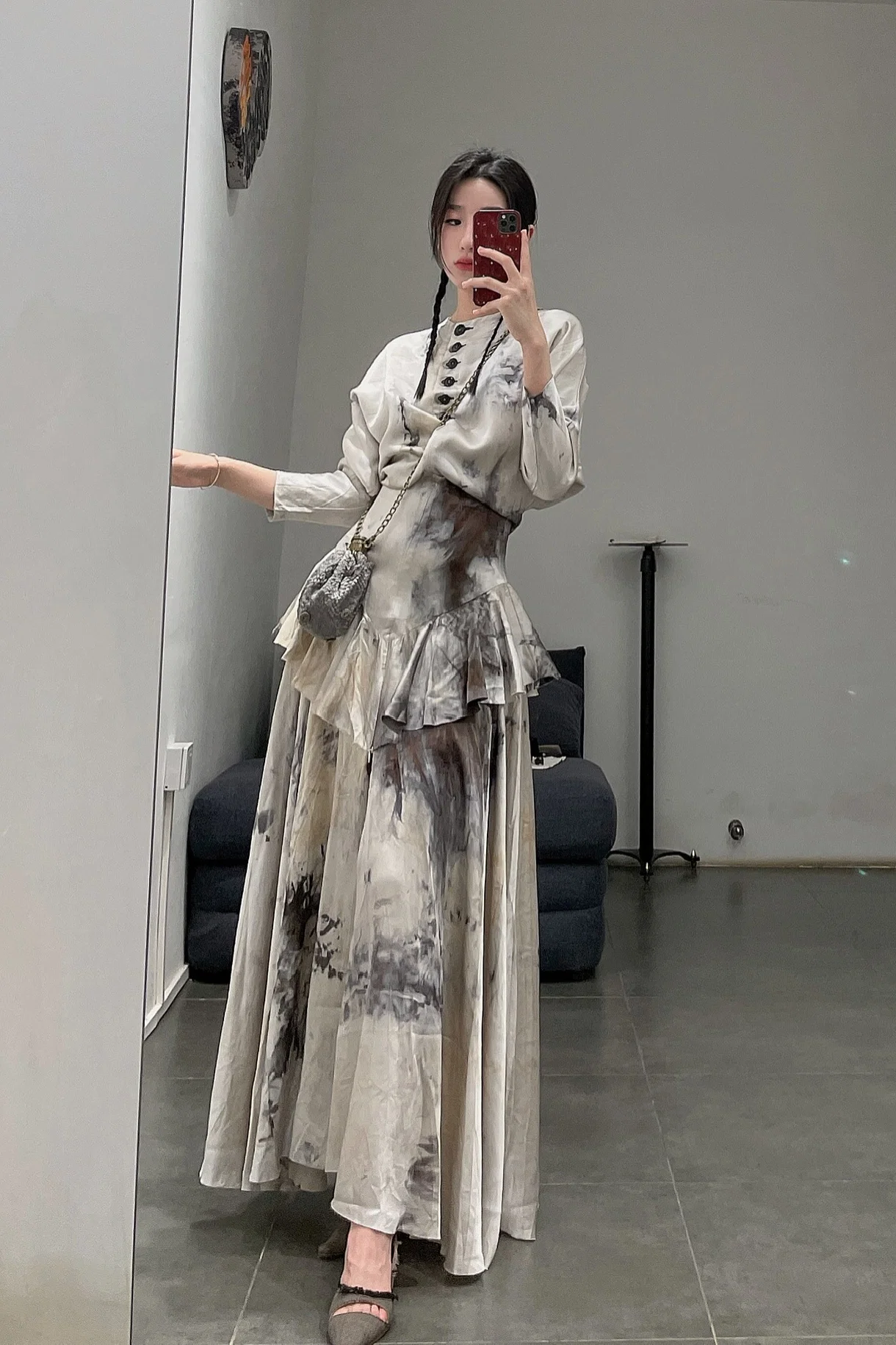 MUTEDANCE silk panel dress MD22SS03 PM42 - Image 24