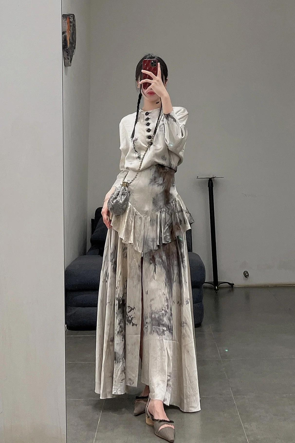 MUTEDANCE silk panel dress MD22SS03 PM42 - Image 25