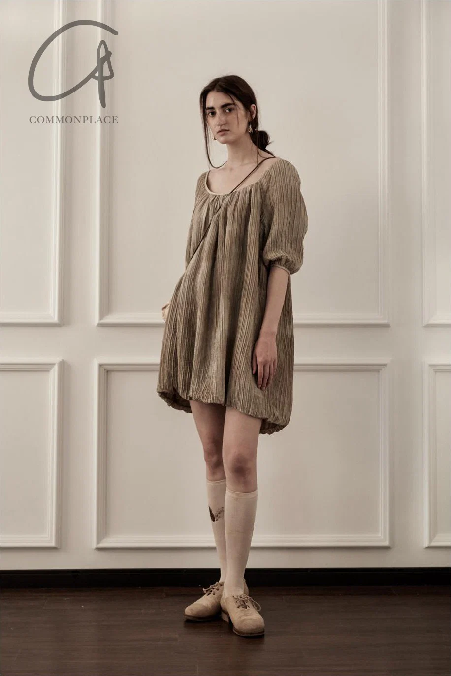 MUTEDANCE Silk Pleated Top MD21FW14 - Image 14