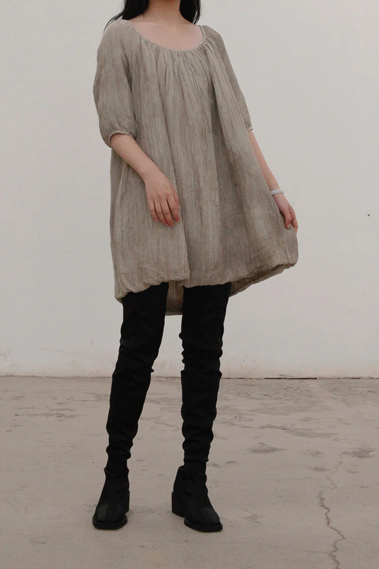 MUTEDANCE Silk Pleated Top MD21FW14 - Image 3