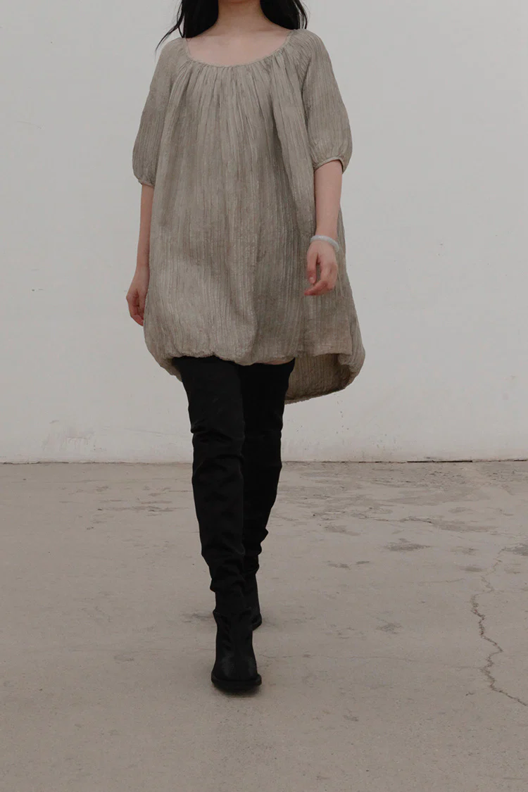 MUTEDANCE Silk Pleated Top MD21FW14 - Image 6