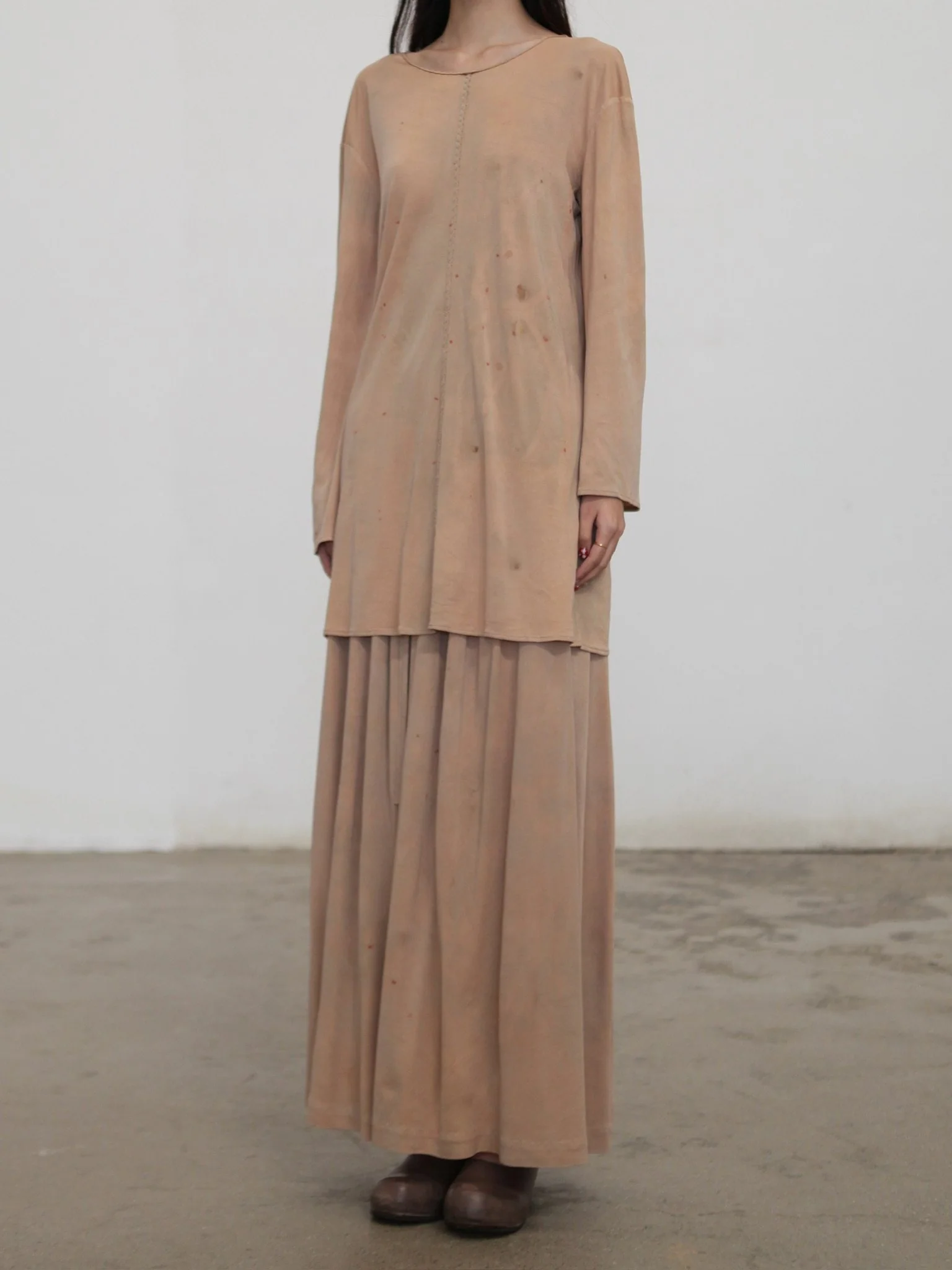 Mutedance Spring/Summer 2026 Drawstring Tie-up Midi Skirt MD-MD26SS166 （MD26SS165） - Image 9