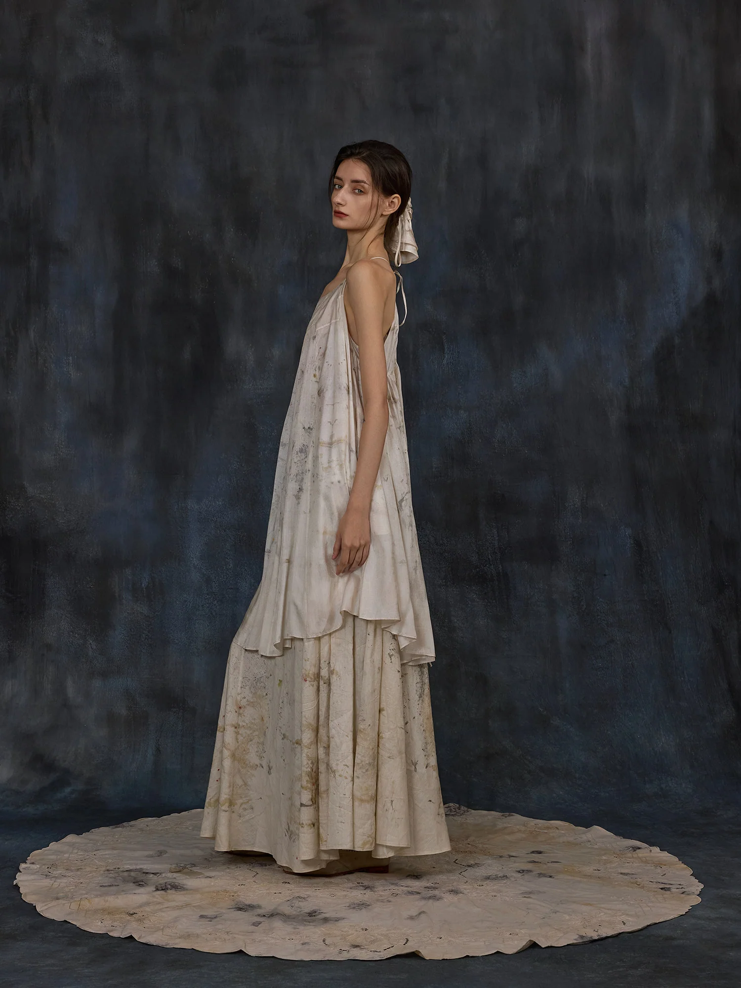 Mutedance Spring/Summer 2026 Handmade Plant-Dyed Midi Skirt MD-MD26SS109 - Image 5