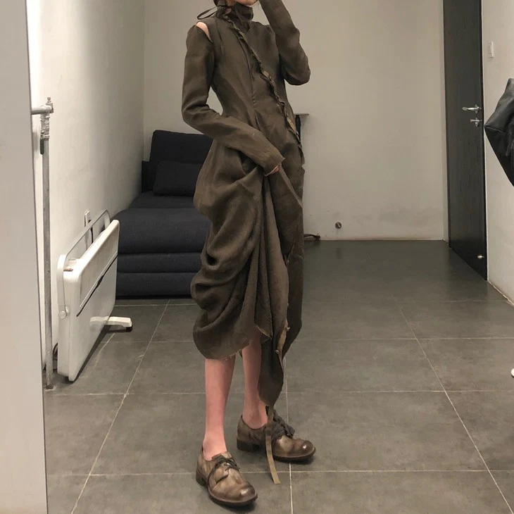 MUTEDANCE (vegetable gray dress) MD19SS09 - Image 8