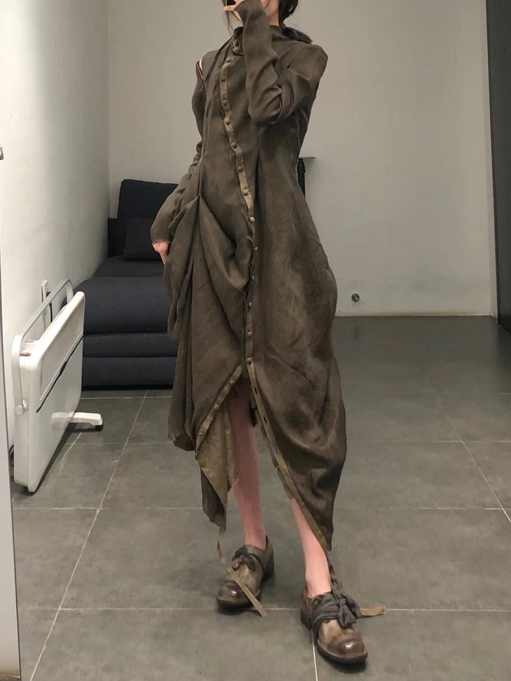 MUTEDANCE (vegetable gray dress) MD19SS09 - Image 9