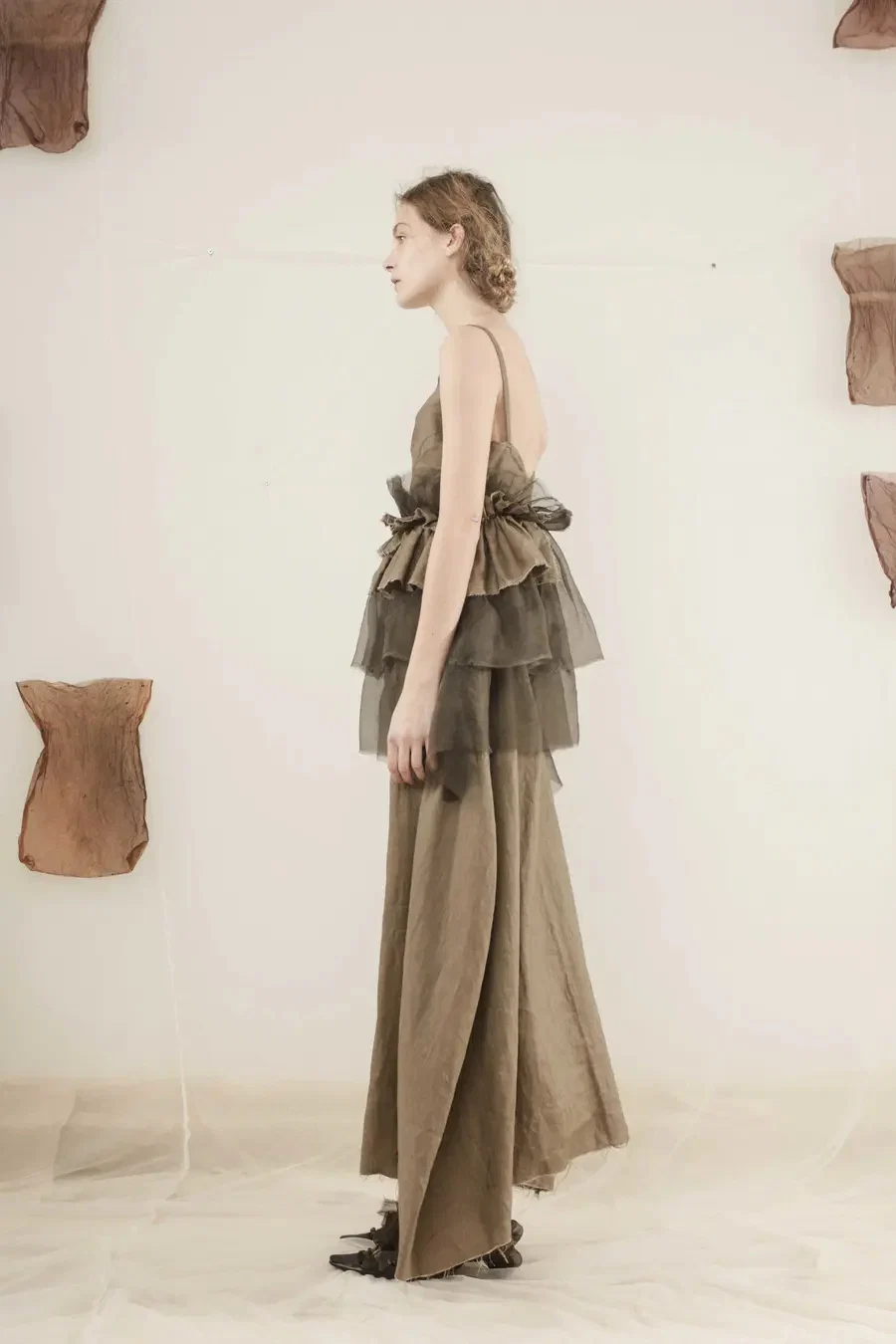 MUTEDANCE (vegetable gray sling dress) MD19SS08 - Image 3