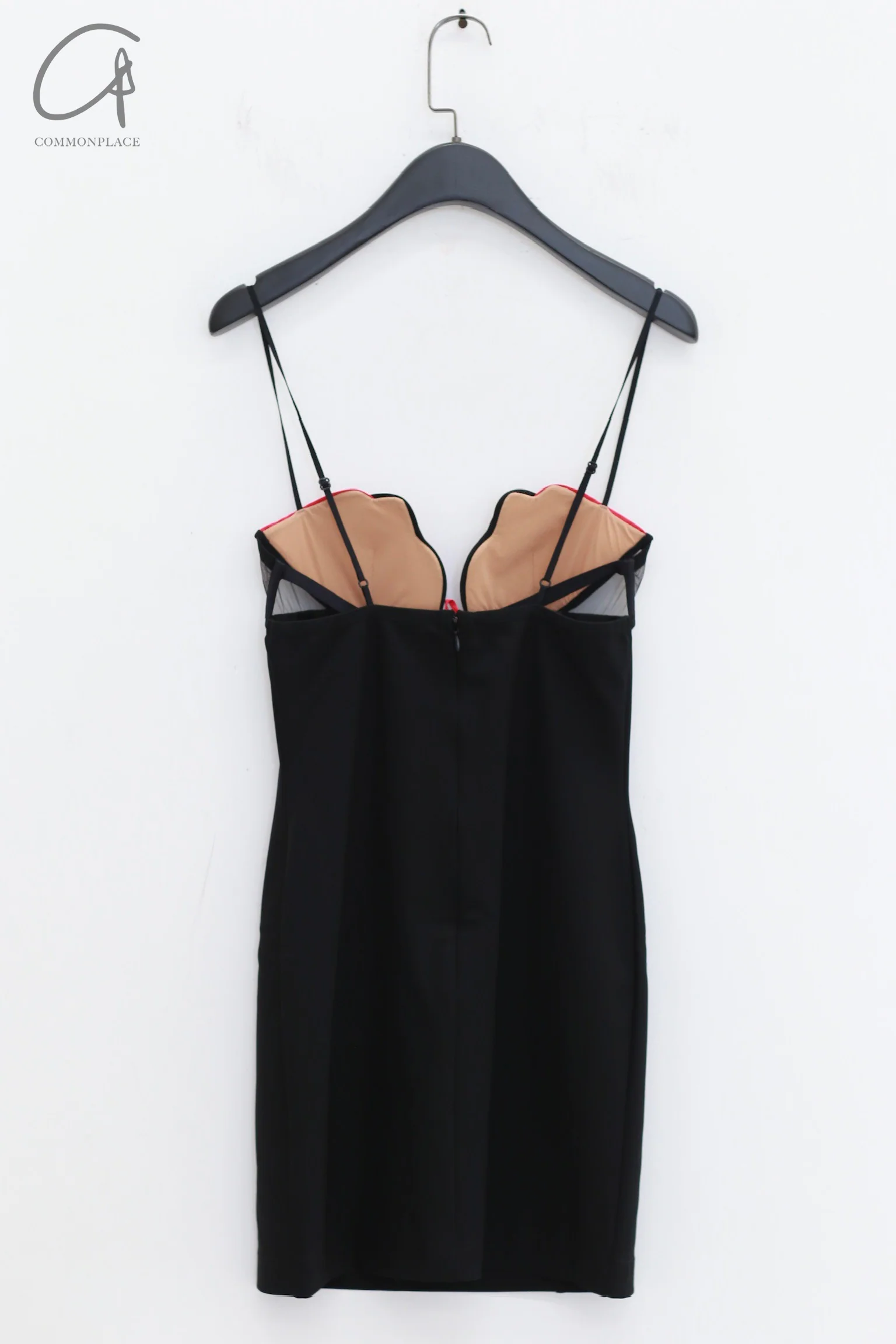 Nensi Dojaka Cutout Mini Dress Albania ND-NDSS24DR189-HSH Black/Fuchsia - Image 4