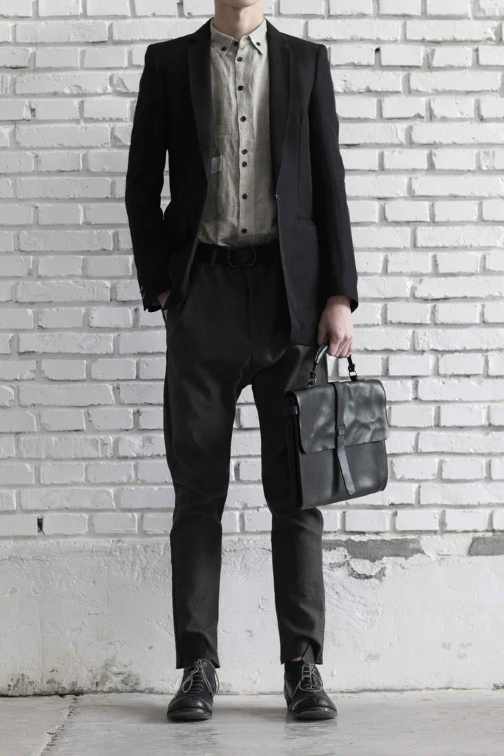 Nude (blazer-black) NH-1184 JACKET MEN - Image 2
