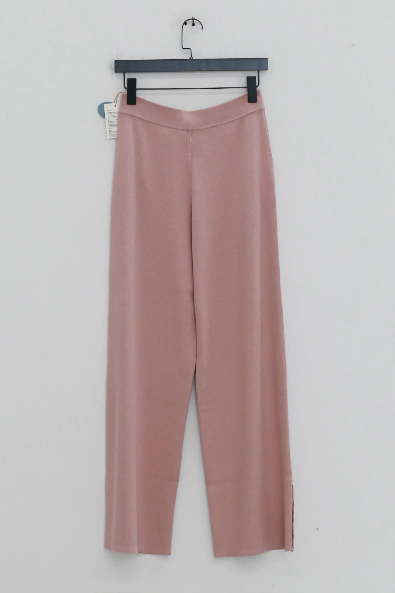 o cloche code 25 Autumn/Winter Cotton Cashmere Button-Up Knit Trousers Women's OCC-OH01P877-HF LOTUS Pink - Image 4