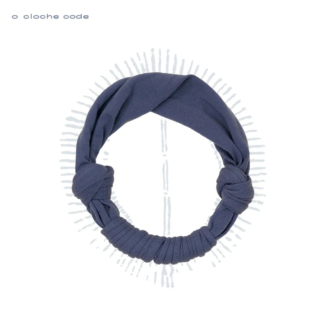 o cloche code 25 Fall/Winter knotted ribbon OCC-OH01S899-FGL FRANCE French blue - Image 4