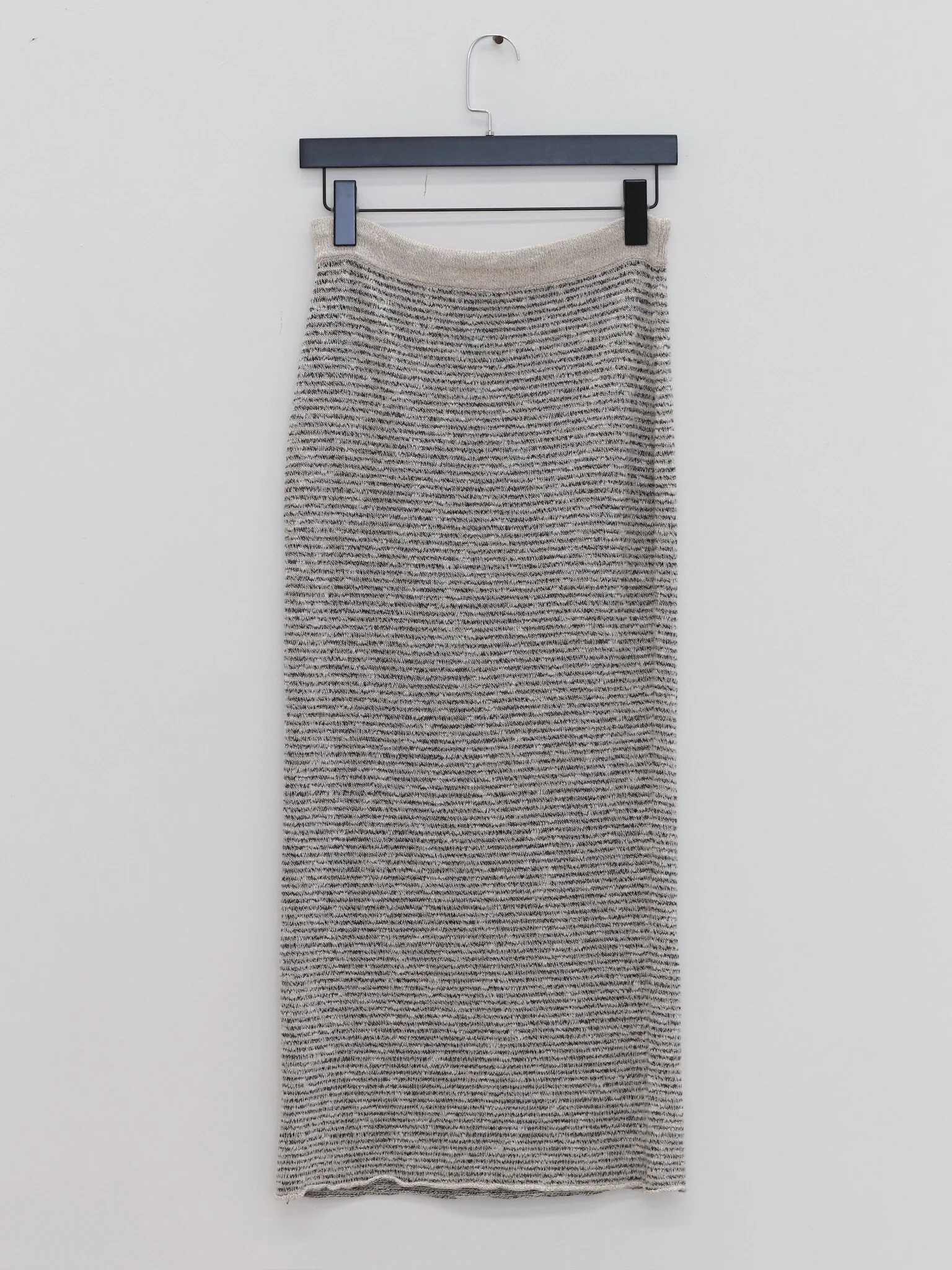 o cloche code 26SS striped tie-waist skirt OCC-OH26SQ035-HBHH H-H floral white/floral gray - Image 4