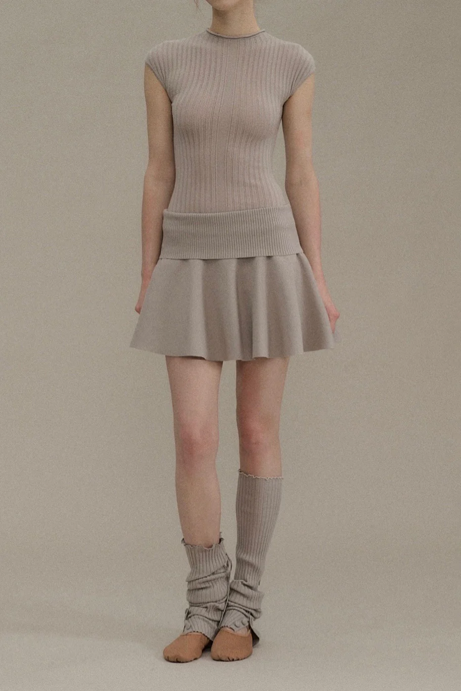 o cloche code rolled-up umbrella skirt OCC-OH01Q848-HS Grey stone color VAPOR - Image 2