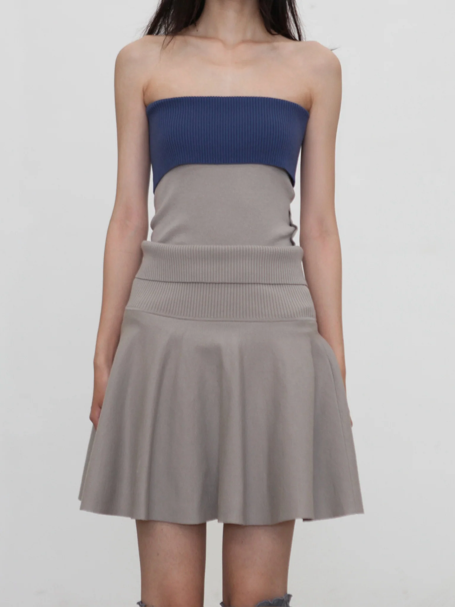 o cloche code rolled-up umbrella skirt OCC-OH01Q848-HS Grey stone color VAPOR - Image 3