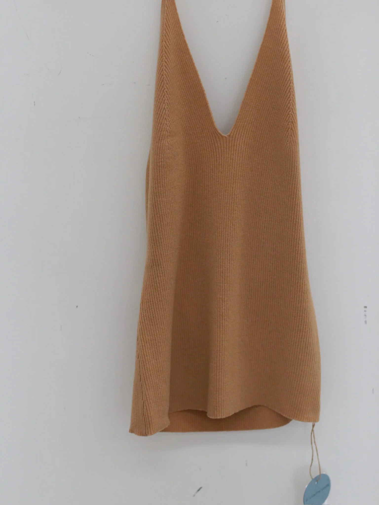 o cloche code wool knit halter neck strap OCC-OH01B808-QT light camel color LIGHT CAMEL - Image 6