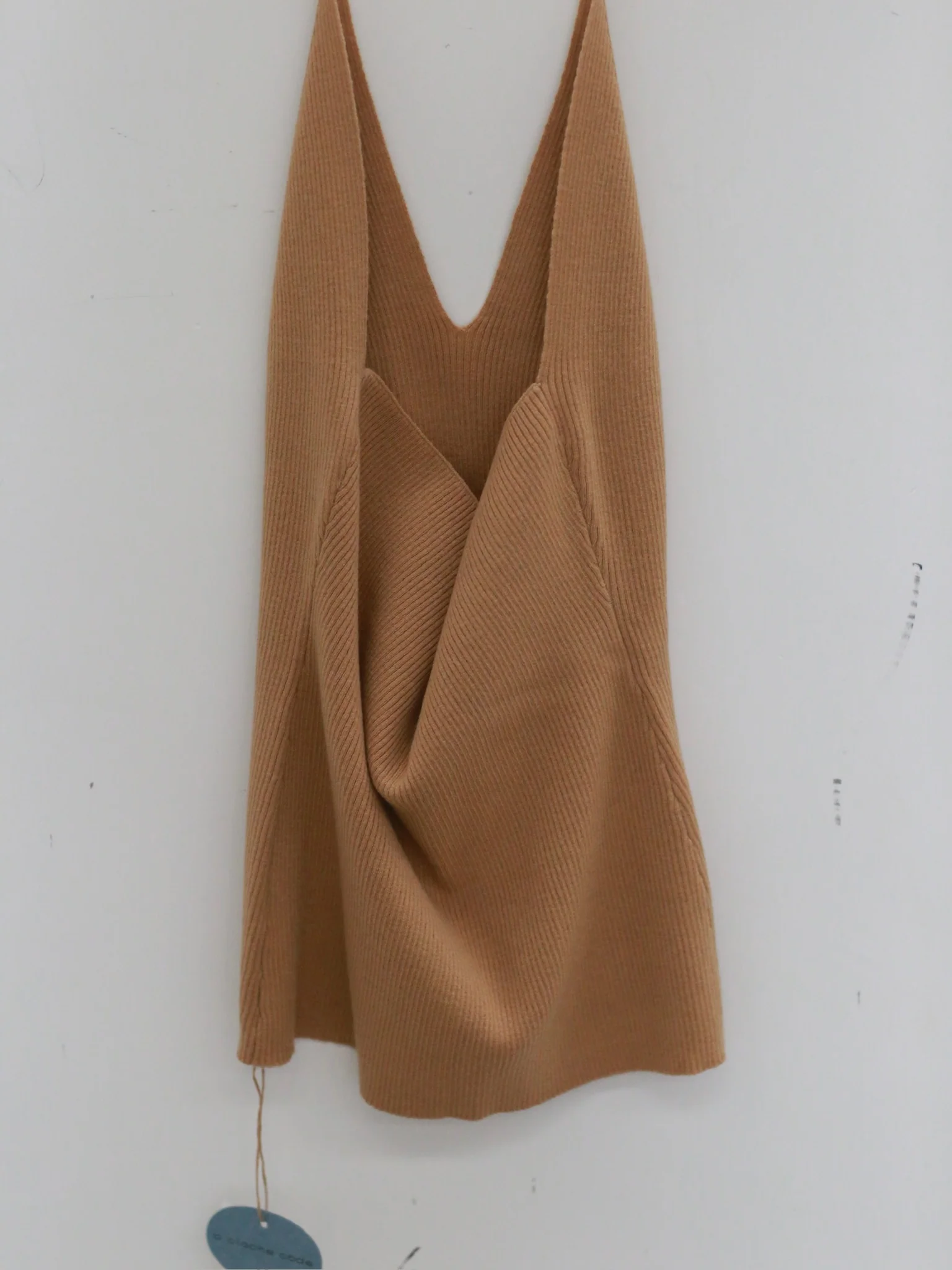 o cloche code wool knit halter neck strap OCC-OH01B808-QT light camel color LIGHT CAMEL - Image 7