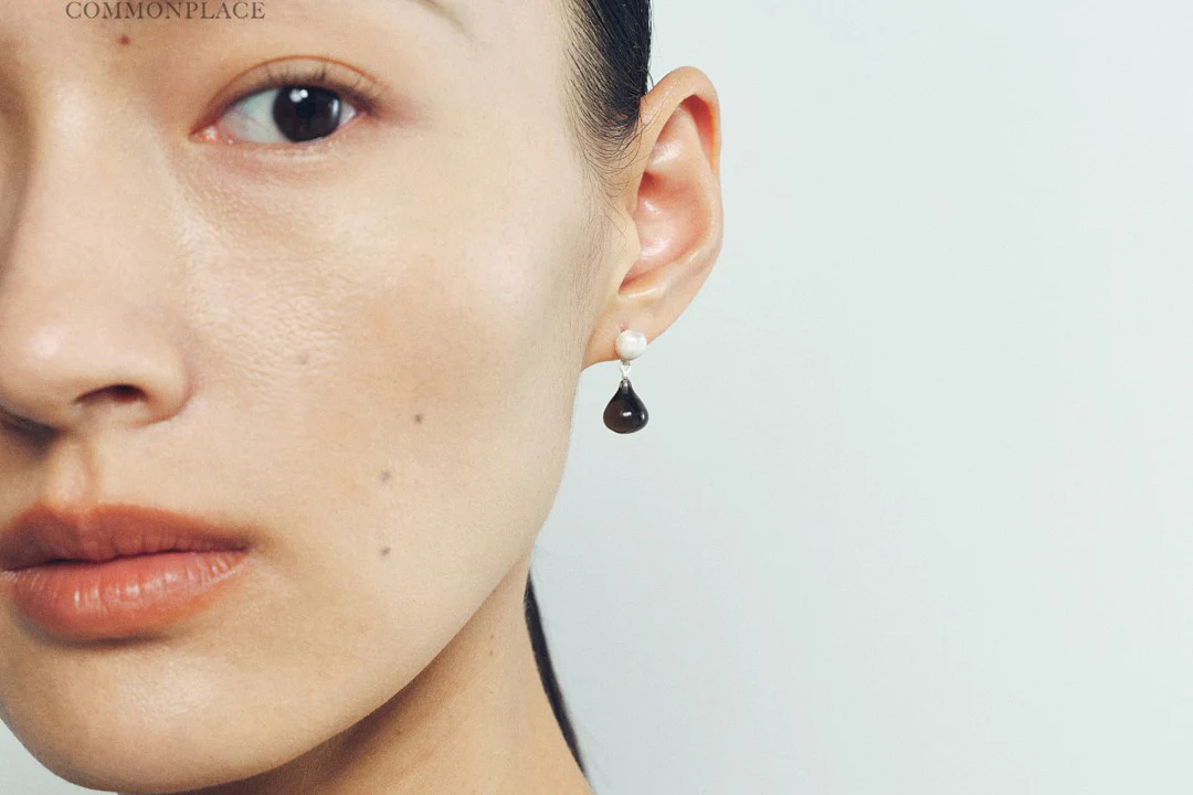OLIO E ACETO 24 Autumn and Winter Melaleuca Crystal/Sterling Silver Smoky Crystal Water Drop Fruit Earrings OLIO-OA11E04-CHAYIN Brown/Silver OLIO-OA11E03 - Image 6