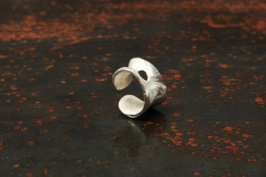 OLIO E ACETO silver ear hook OA03E06 POEA02