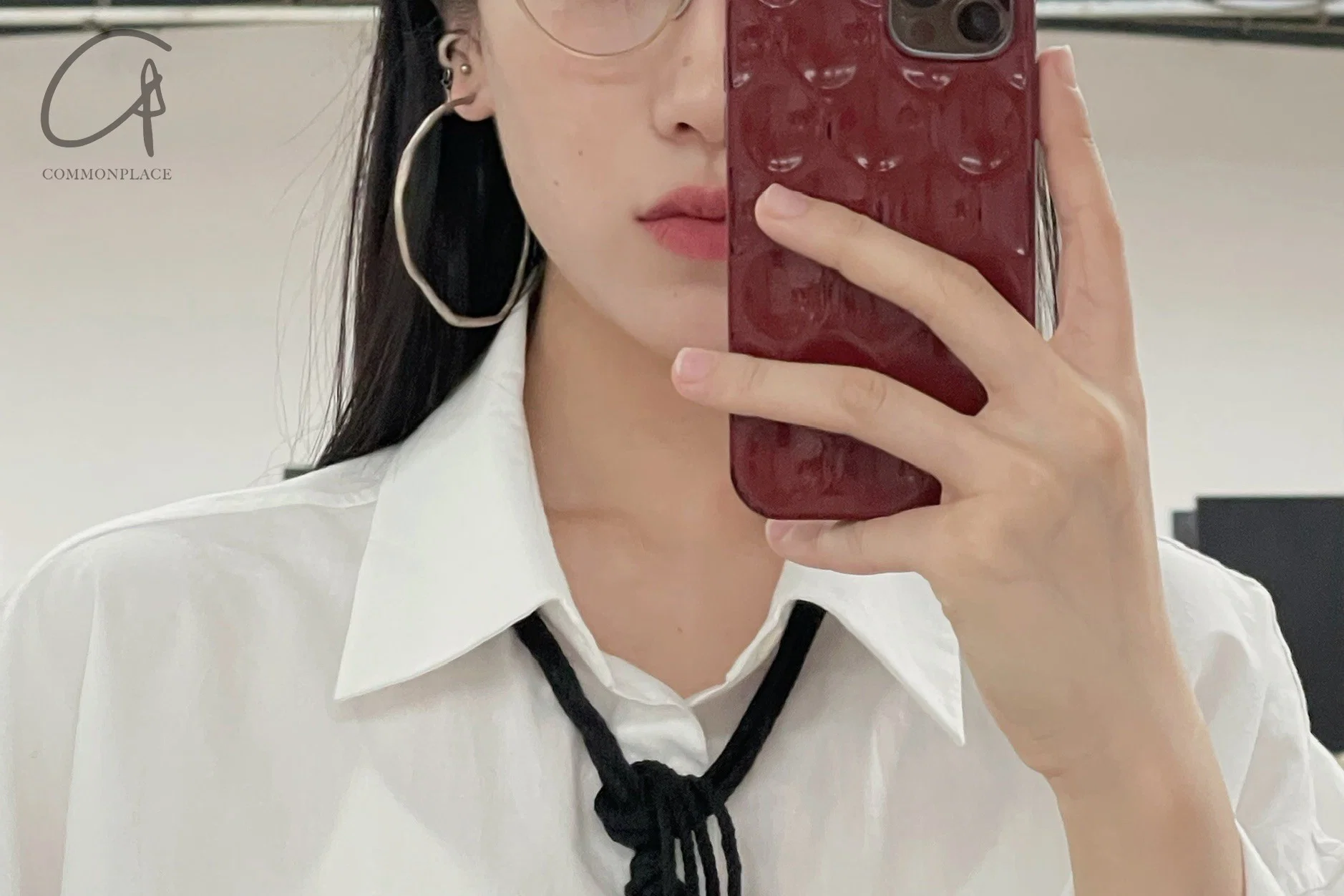 Olio e Aceto silver linear ear ring oa01e05 - Image 4